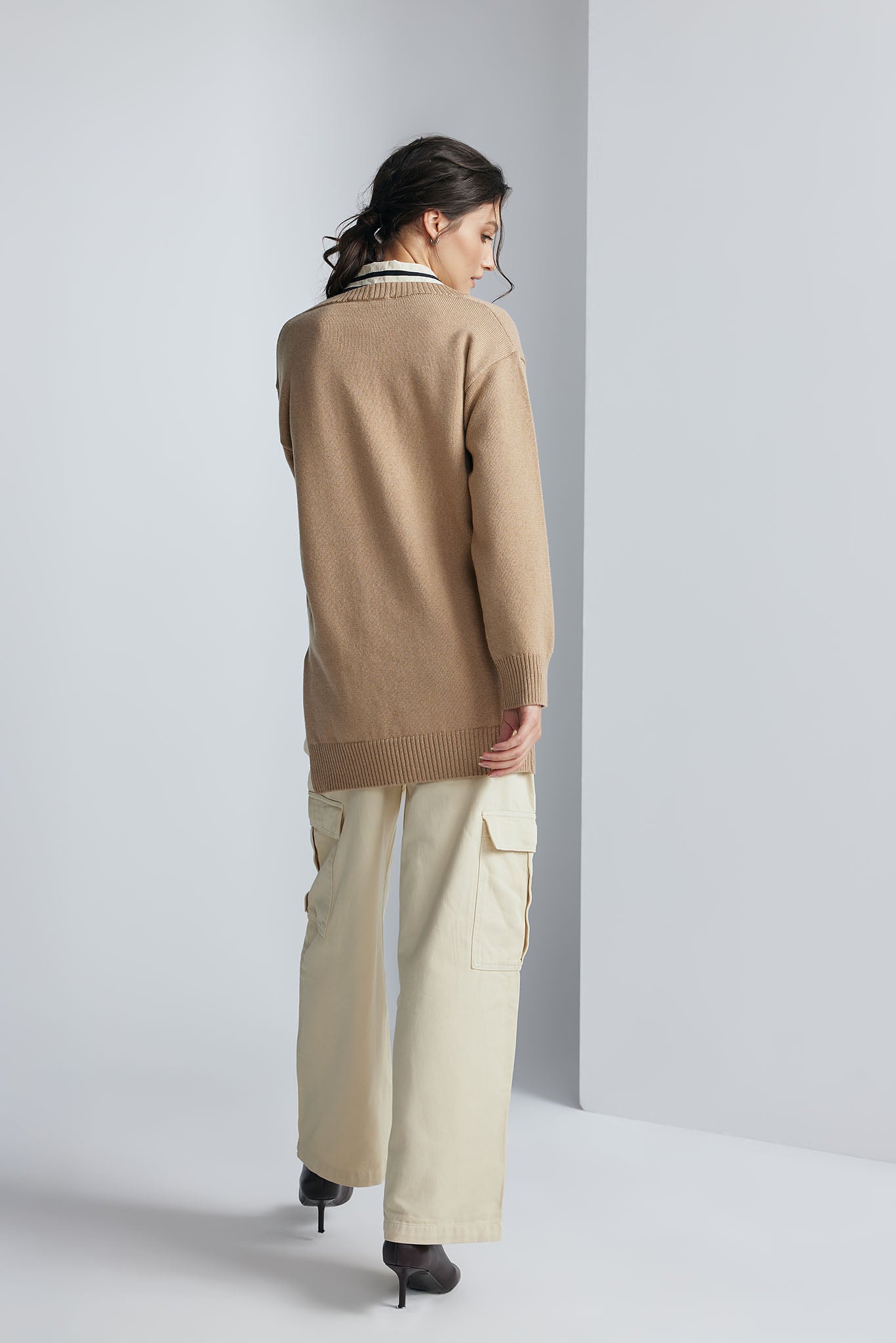 Cardigan Aveline Bej