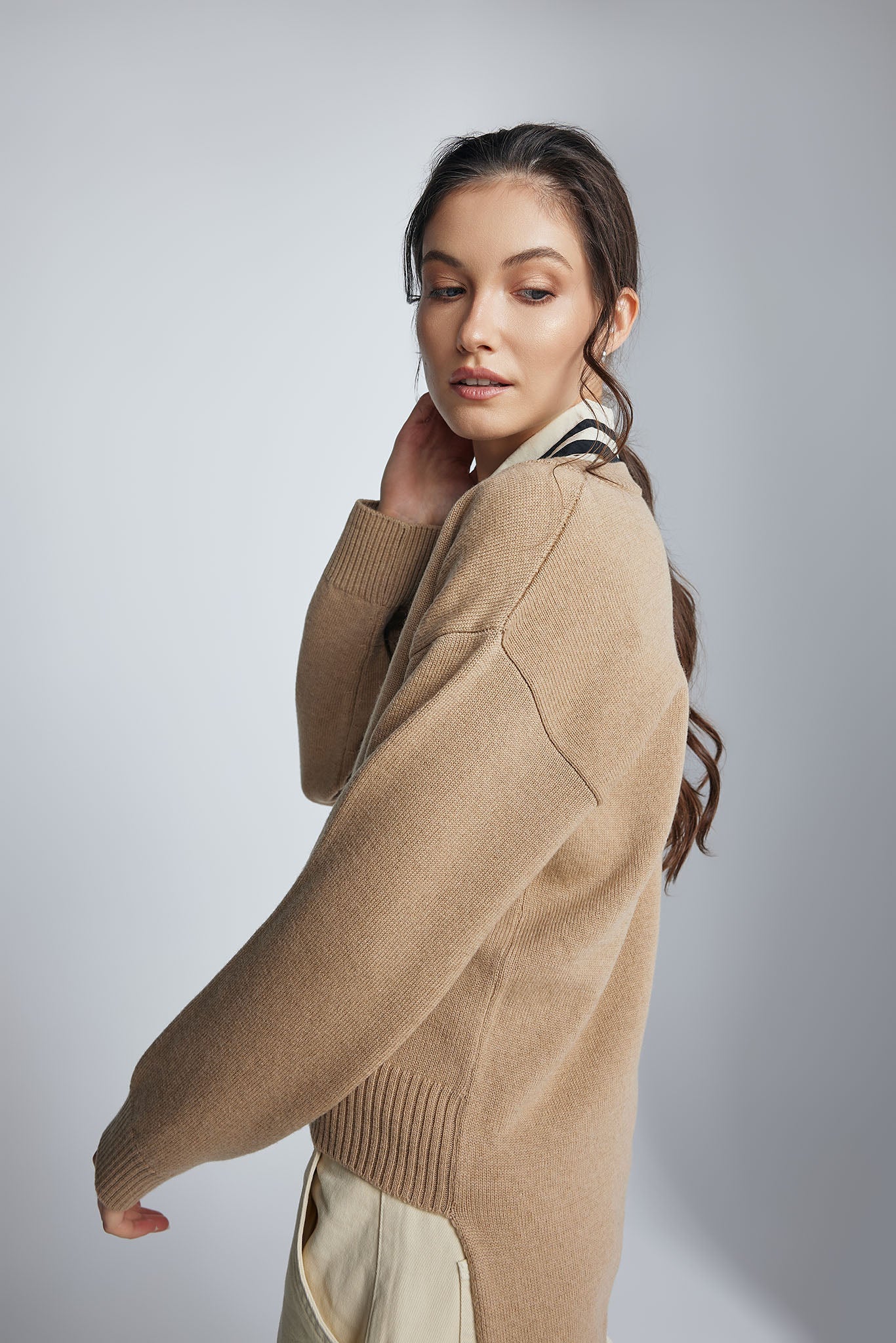 Cardigan Aveline Bej
