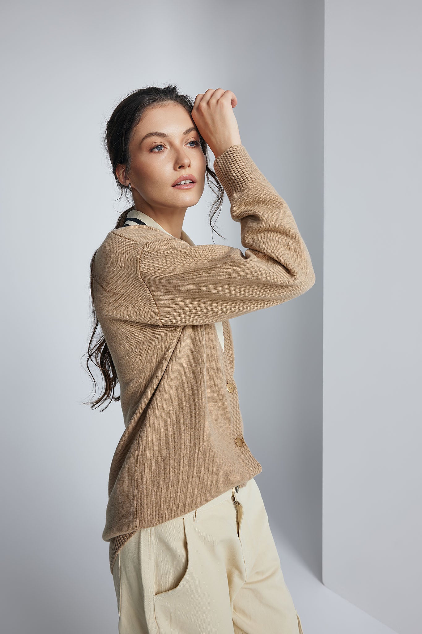 Cardigan Aveline Bej