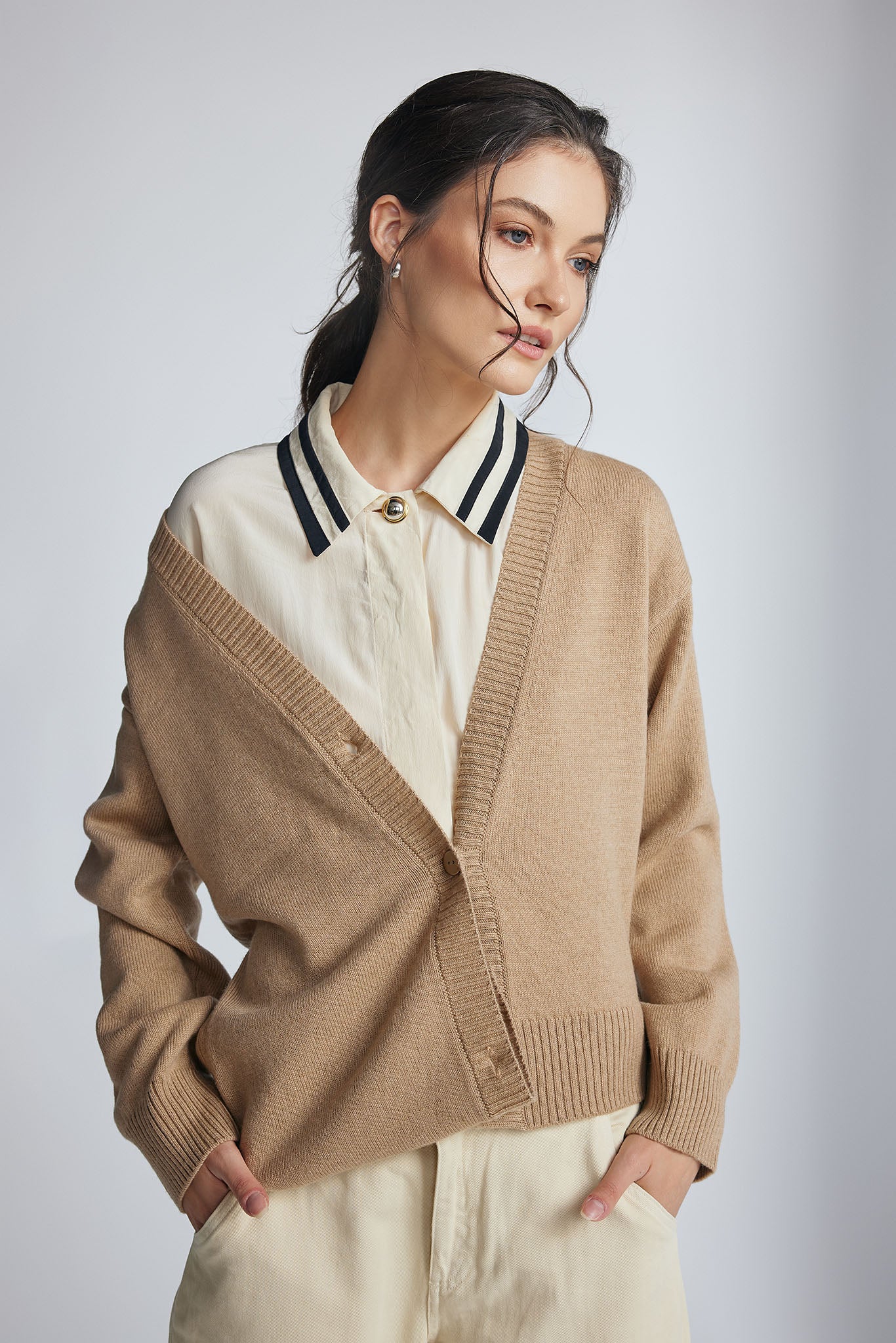 Cardigan Aveline Bej