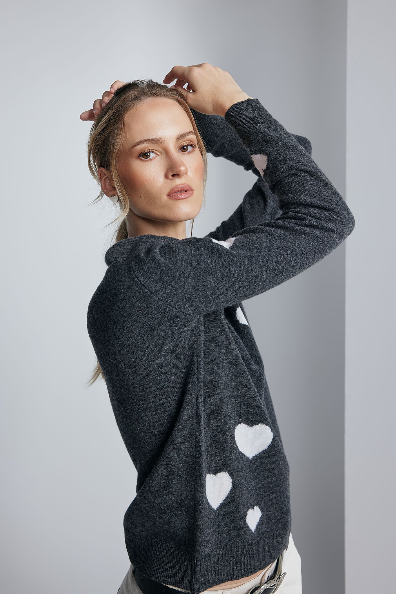 Pulover Cora Gri