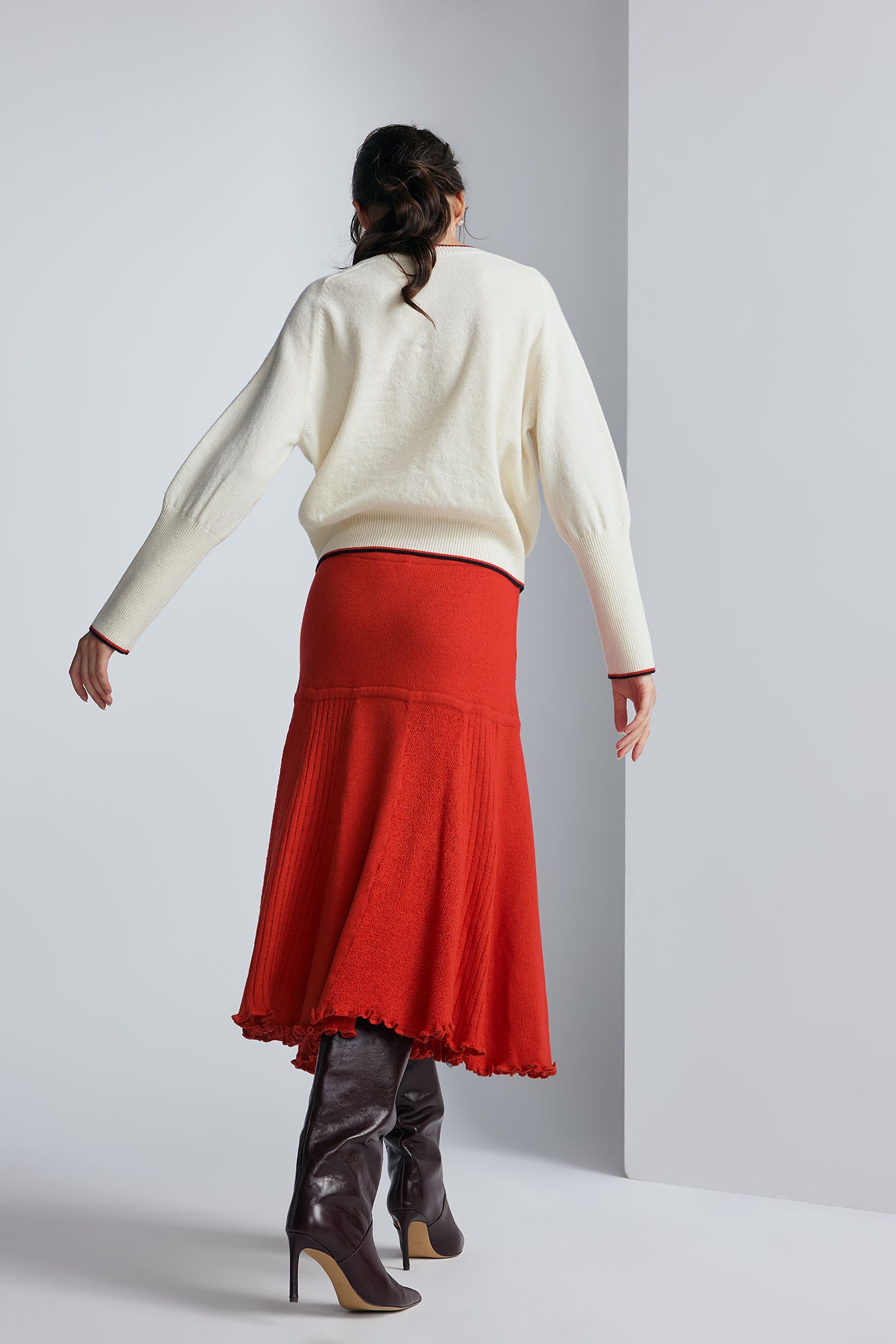 Cardigan Celine Alb