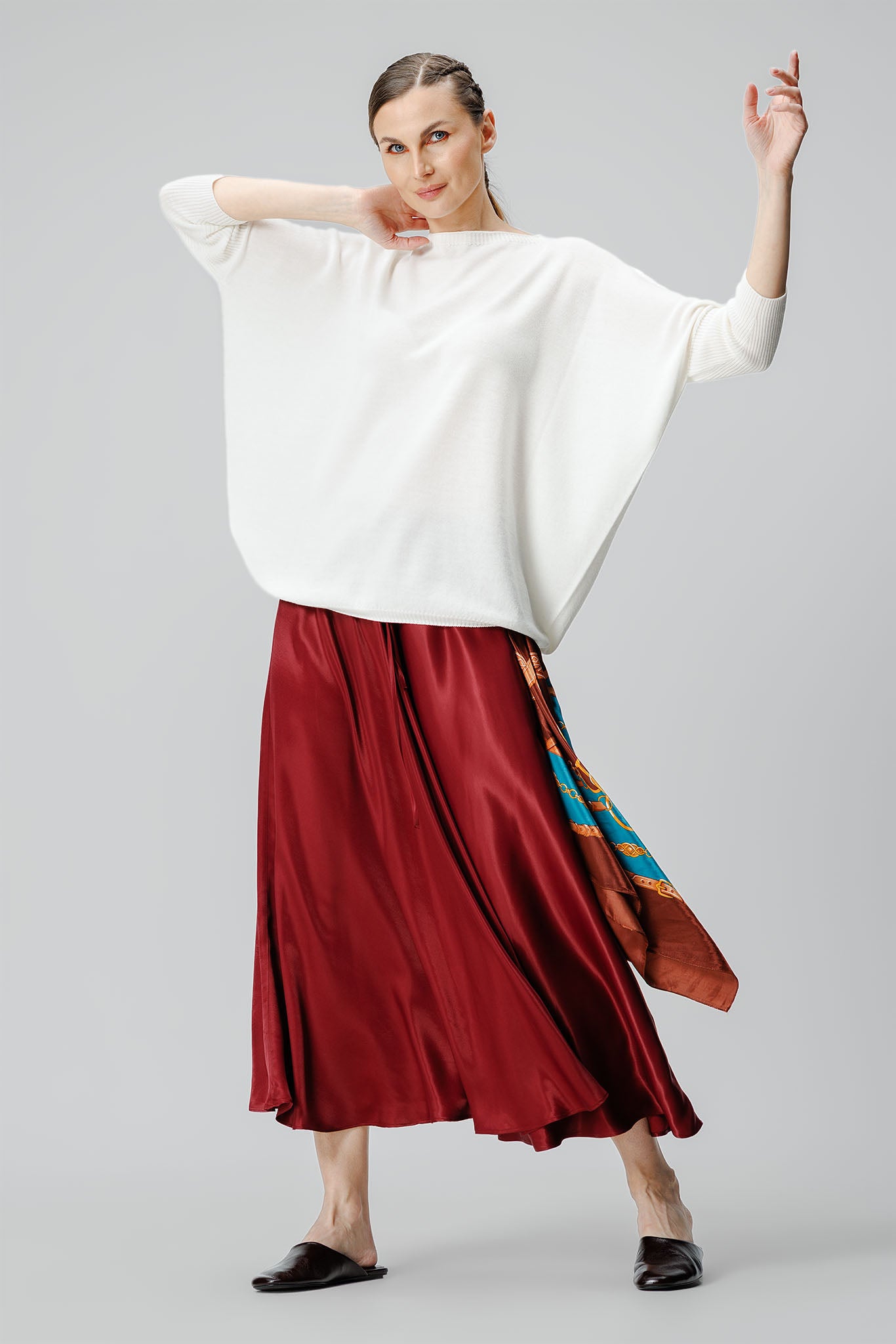 Bluza Free Alb