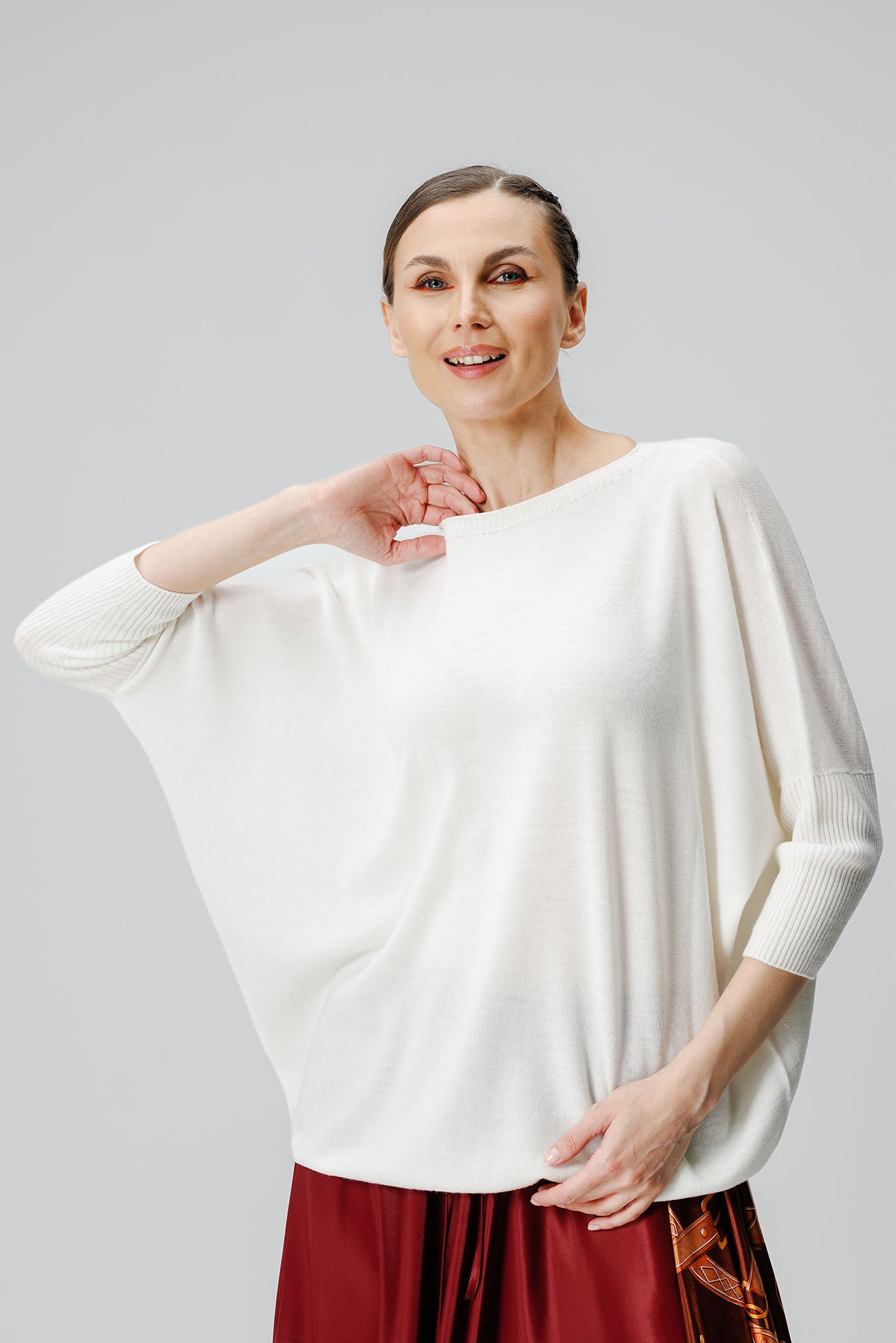 Bluza Free Alb