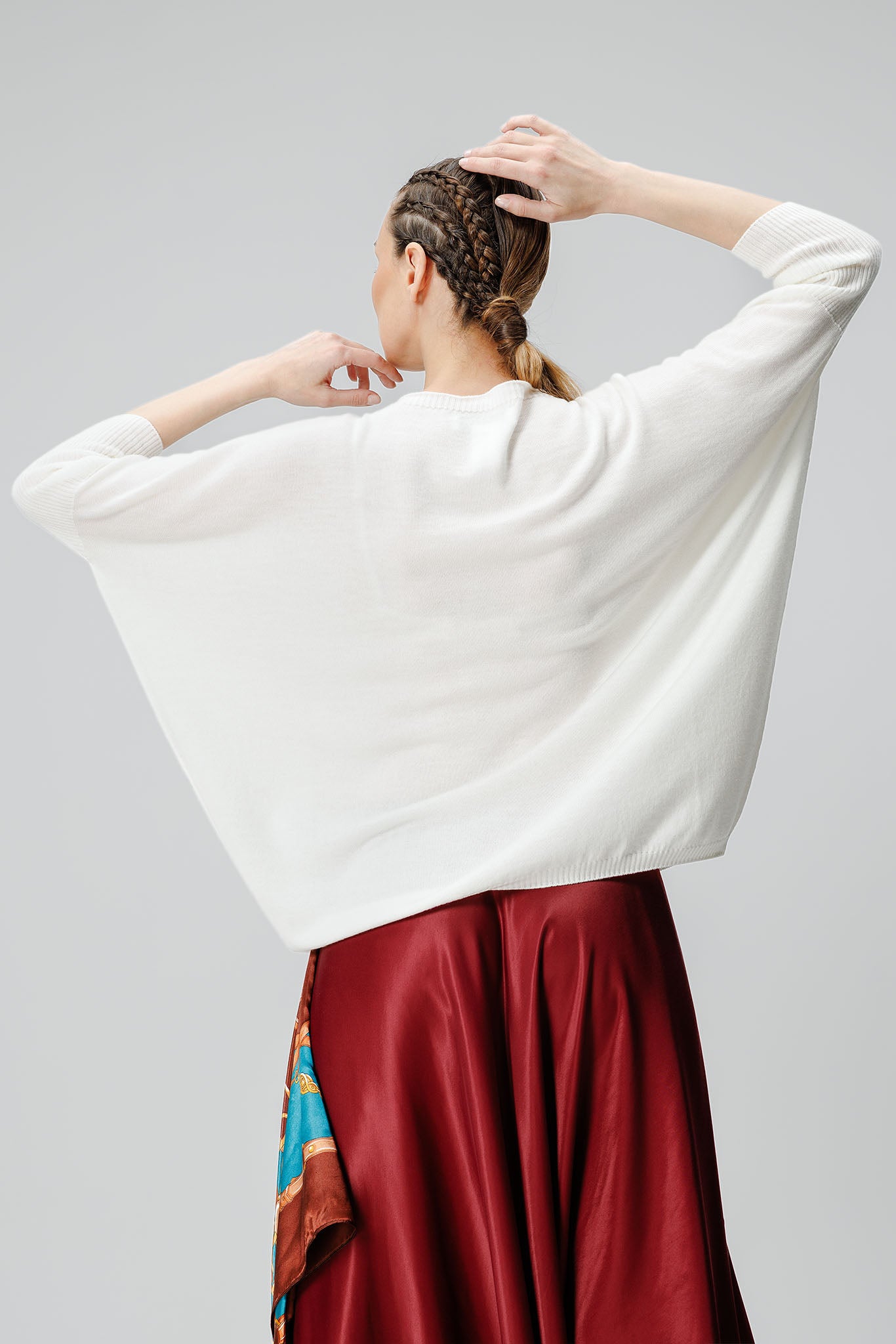 Bluza Free Alb