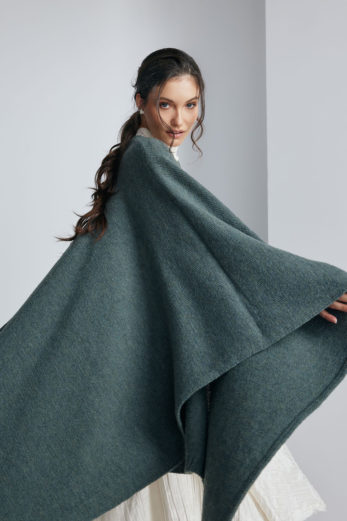 Poncho Fragola Verde