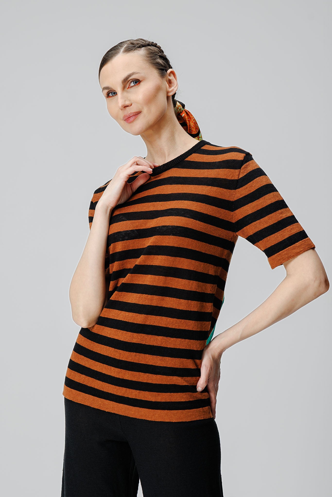 Tricou Havana Maro/Negru