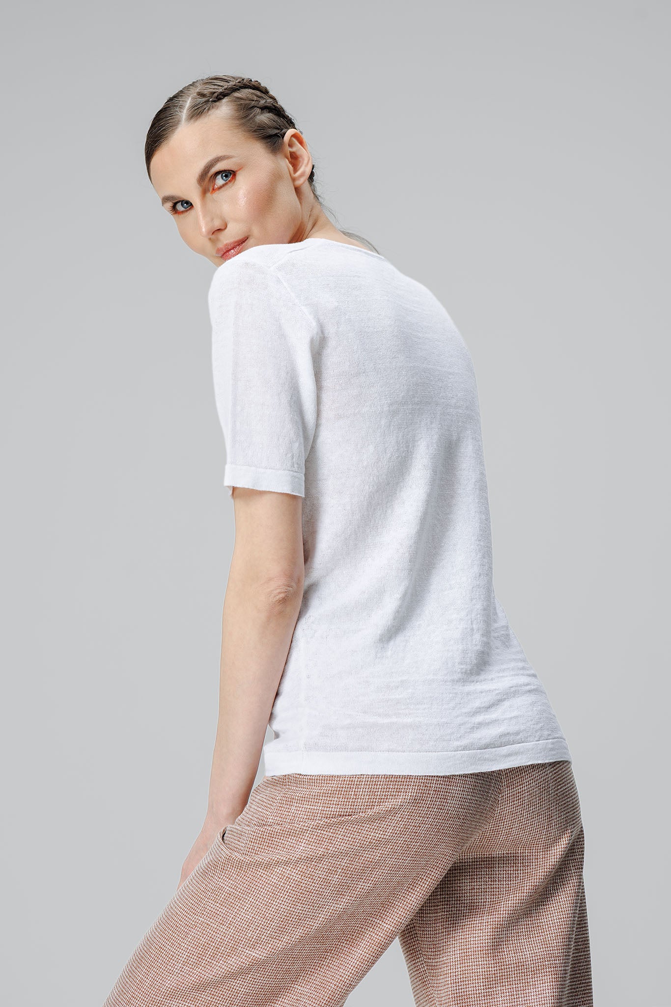 Tricou Lino Alb