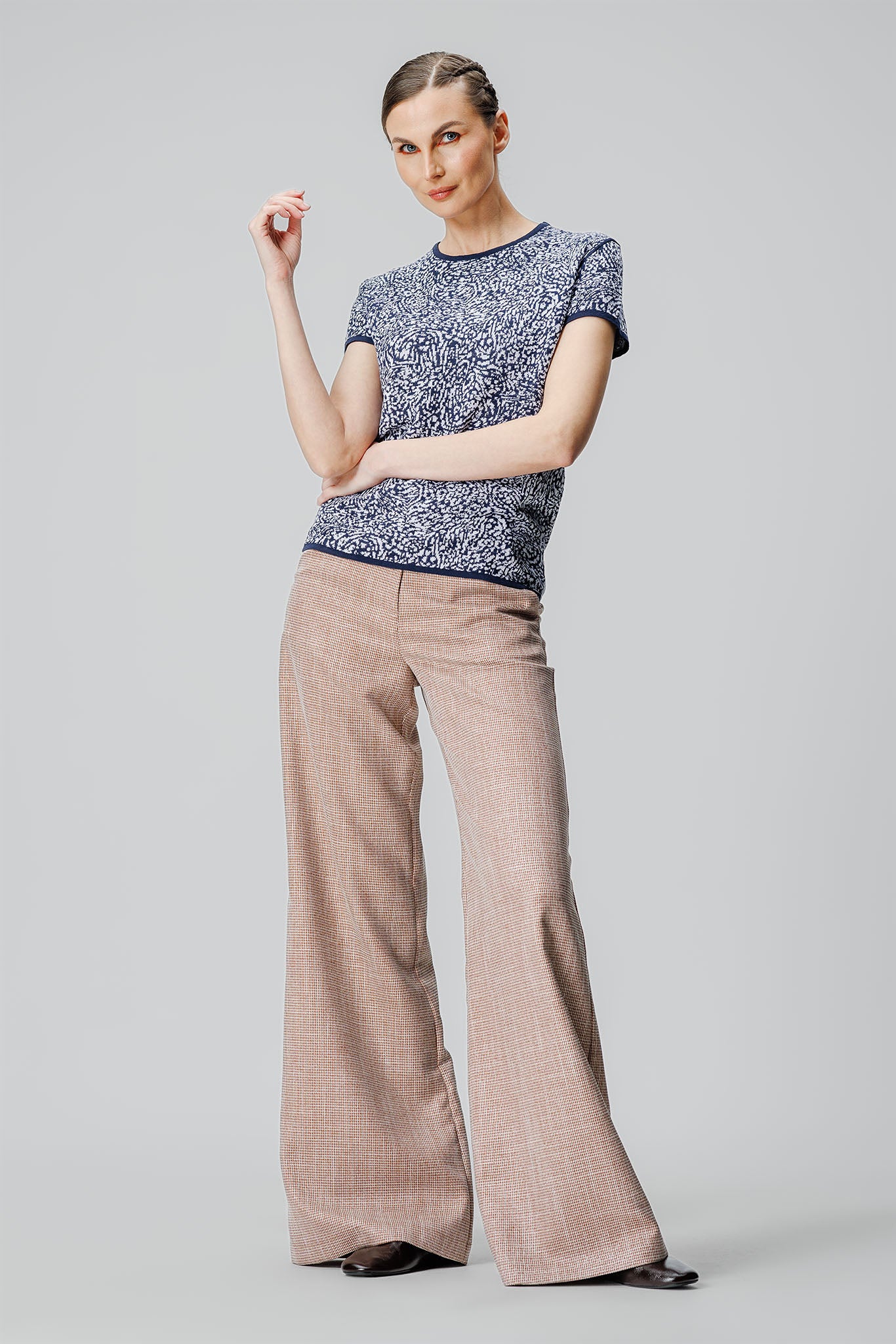 Tricou Pacifico Marine/Alb