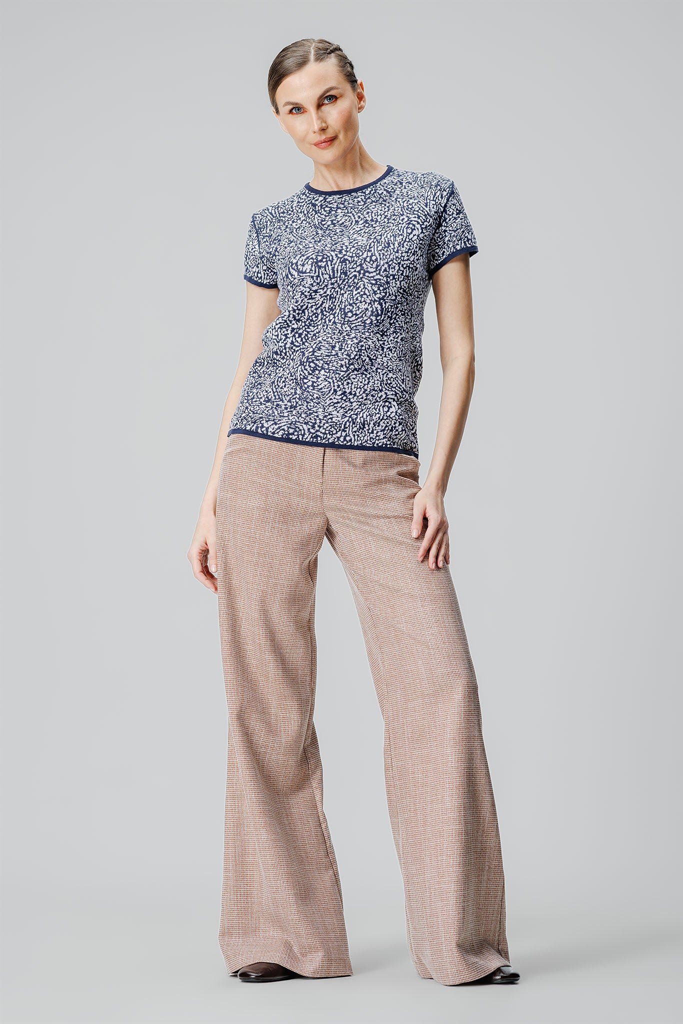 Tricou Pacifico Marine/Alb