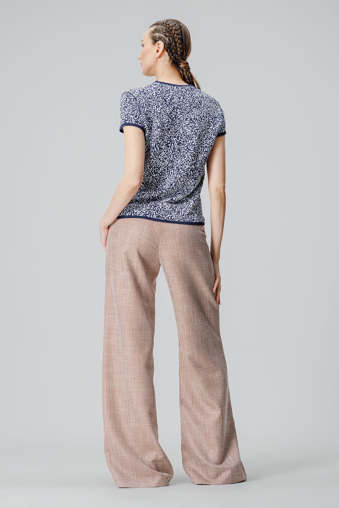 Tricou Pacifico Marine/Alb