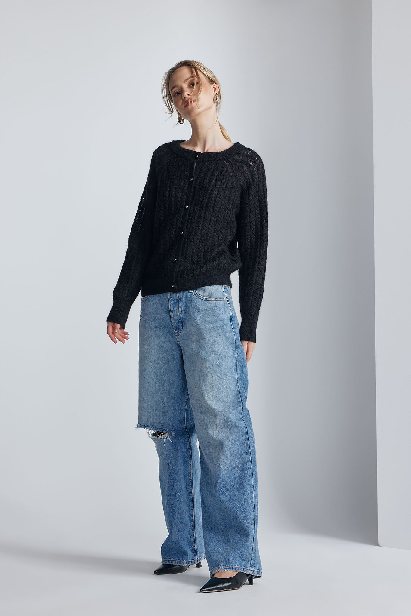 Cardigan Ada Negru