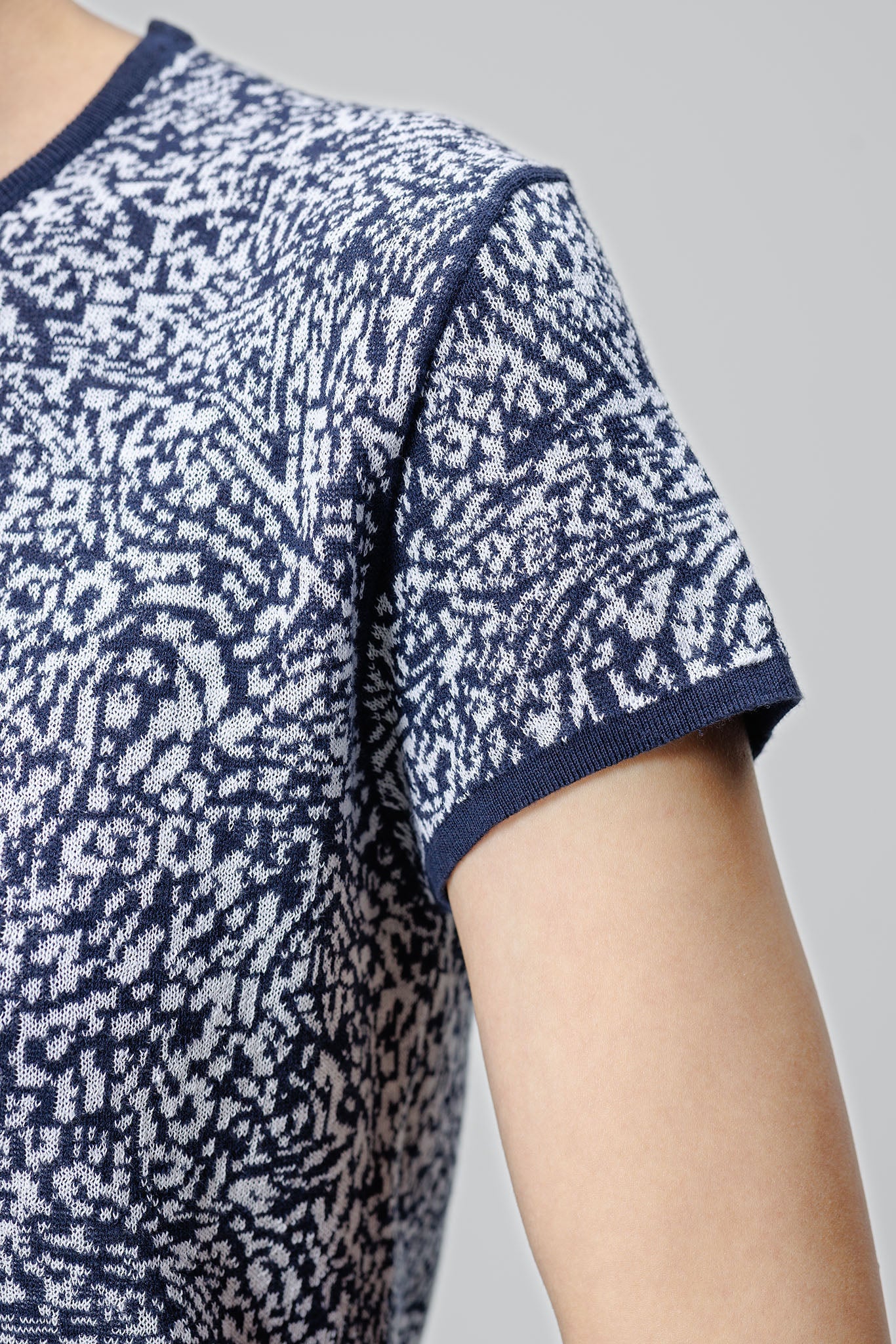 Tricou Pacifico Marine/Alb
