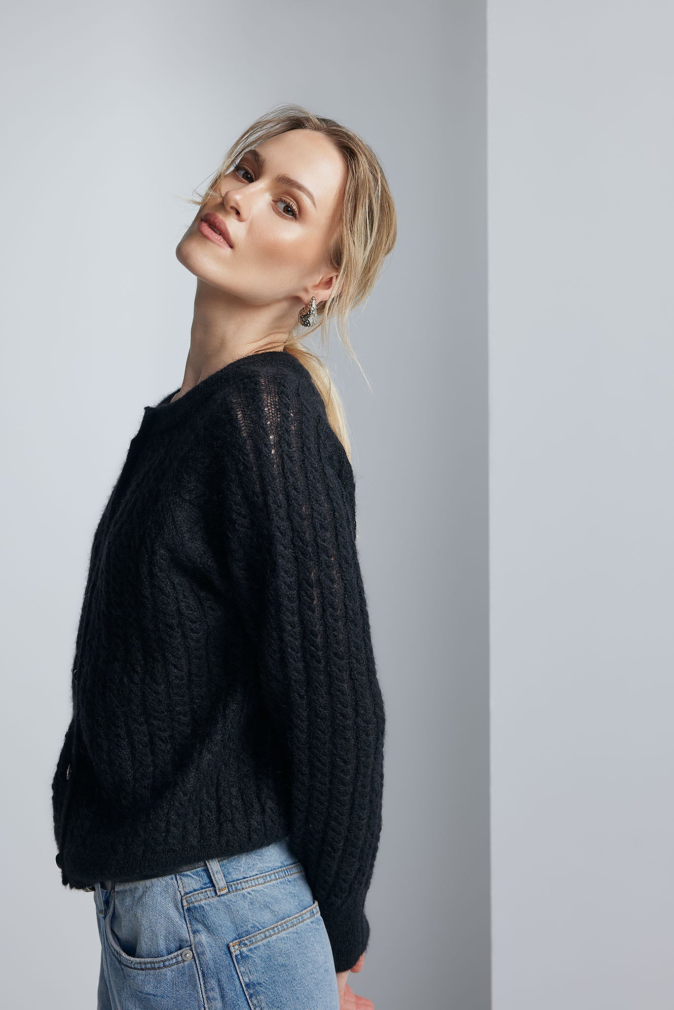 Cardigan Ada Negru