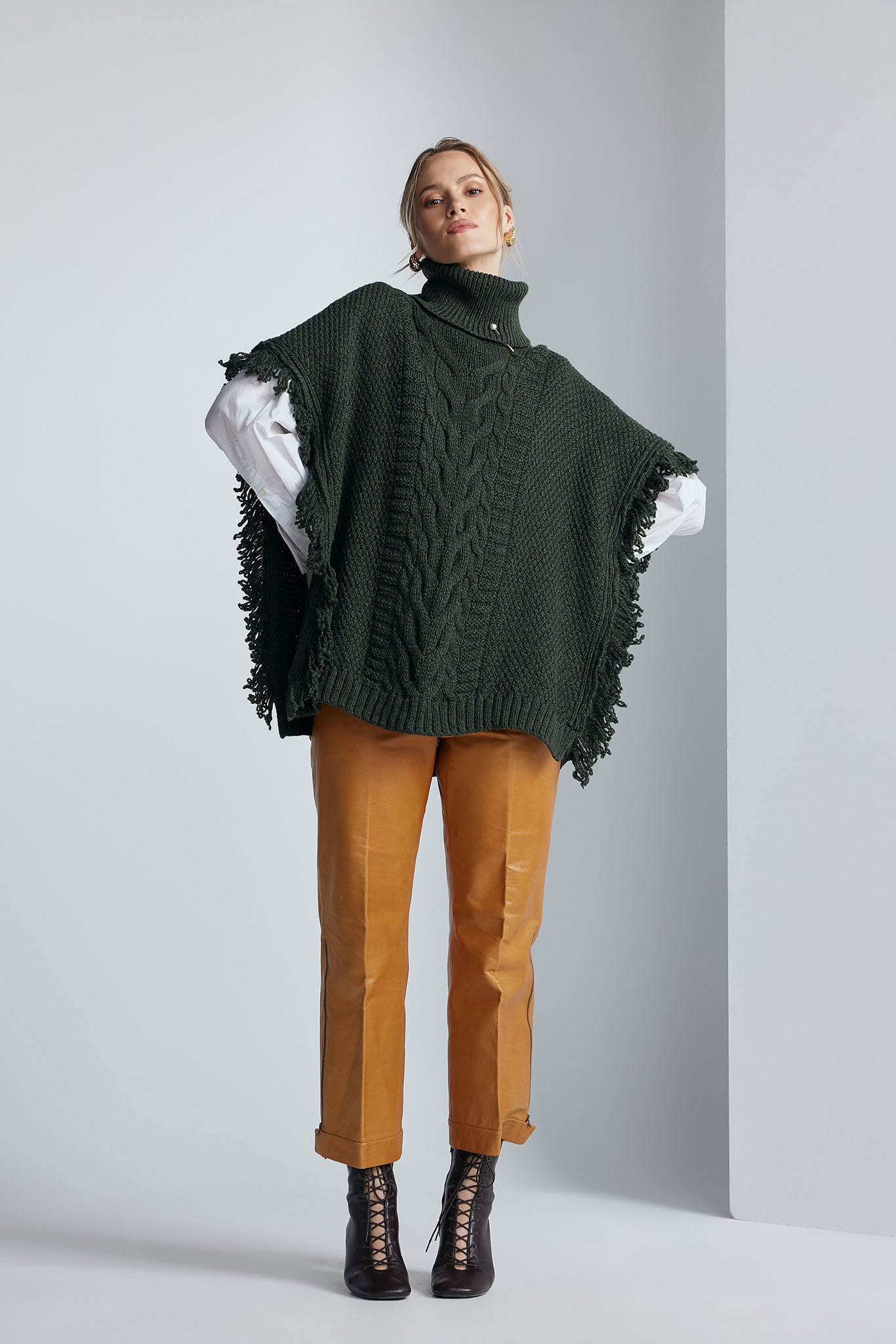 Poncho Selma Verde