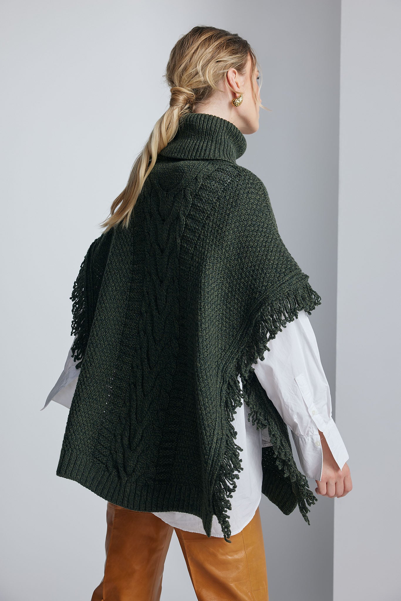 Poncho Selma Verde
