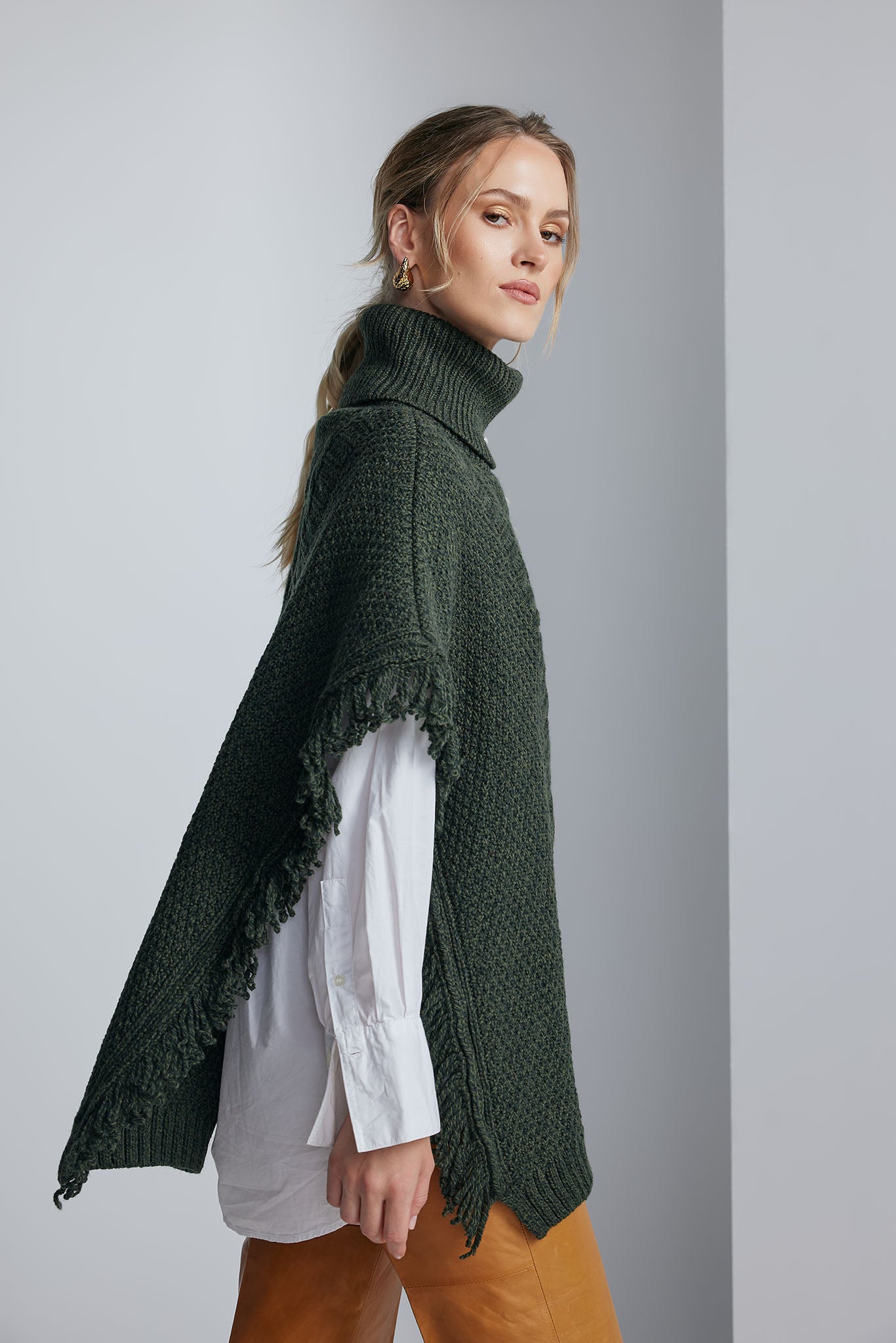 Poncho Selma Verde