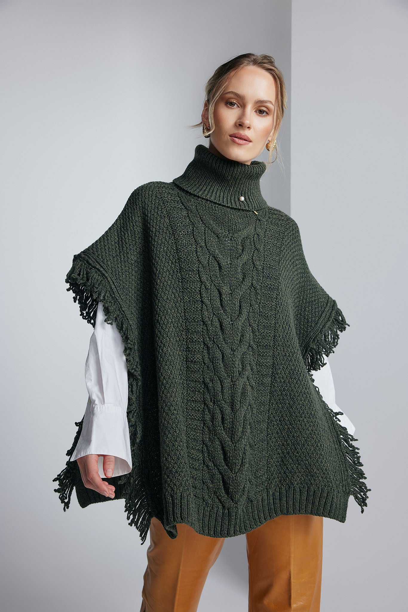 Poncho Selma Verde
