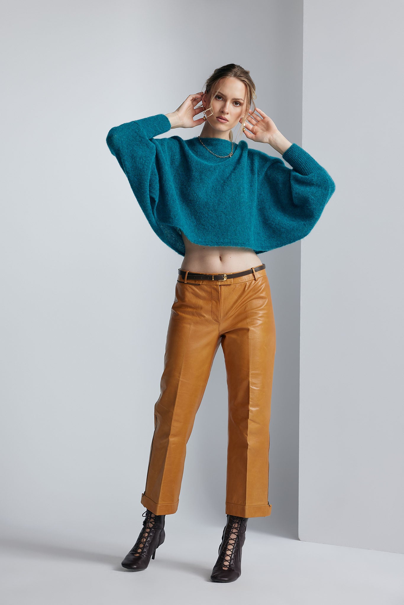 Poncho Tosca Verde