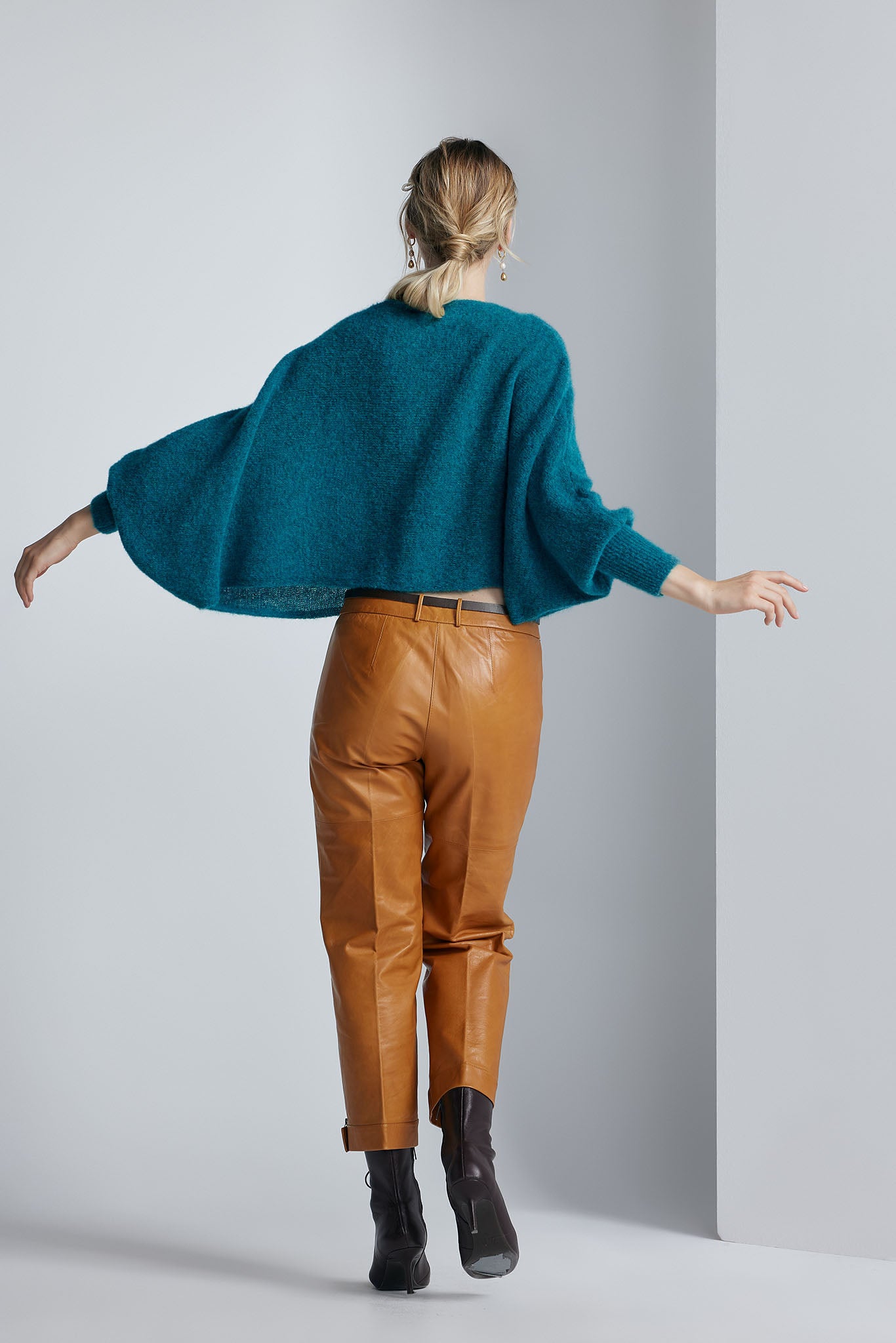 Poncho Tosca Verde
