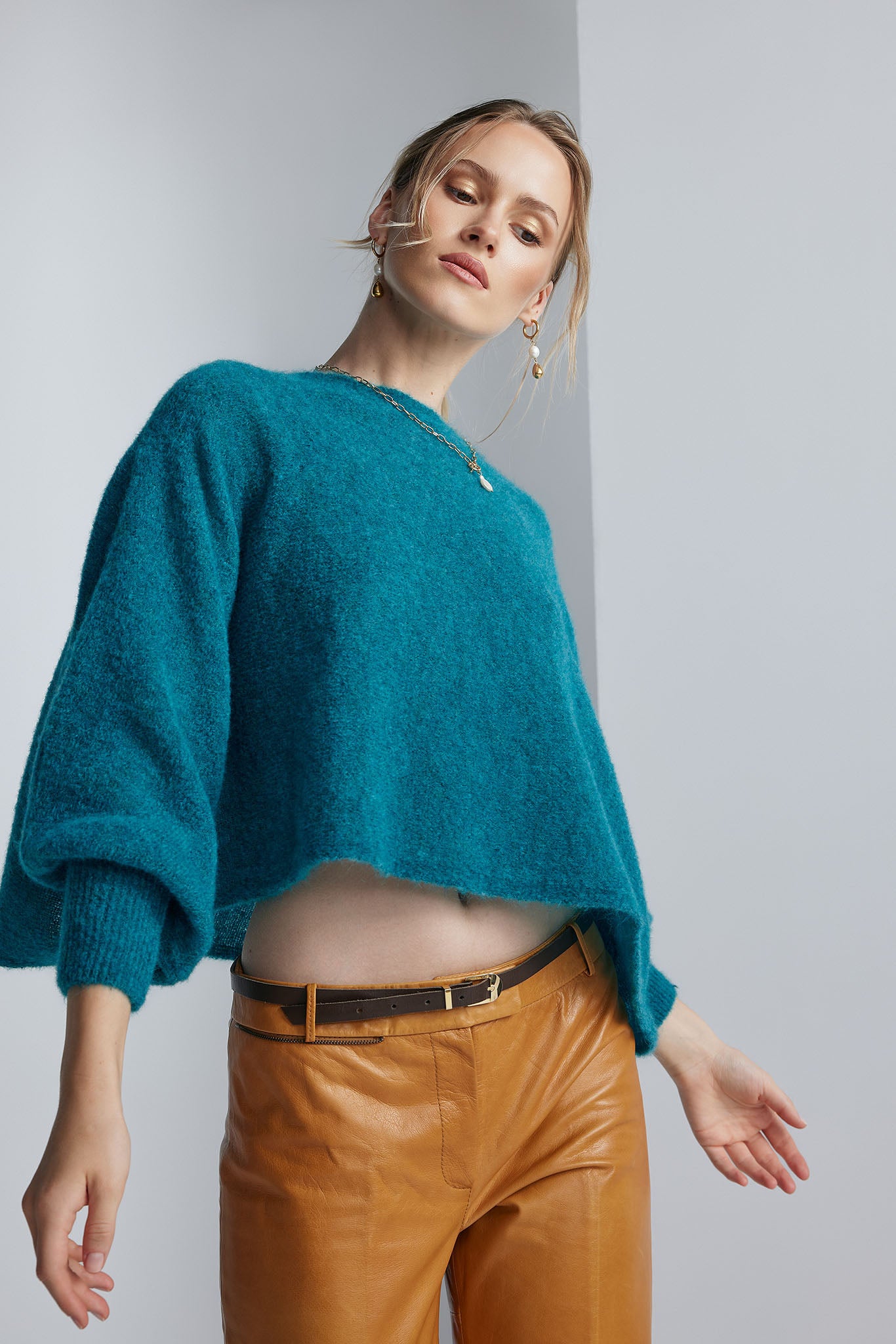 Poncho Tosca Verde