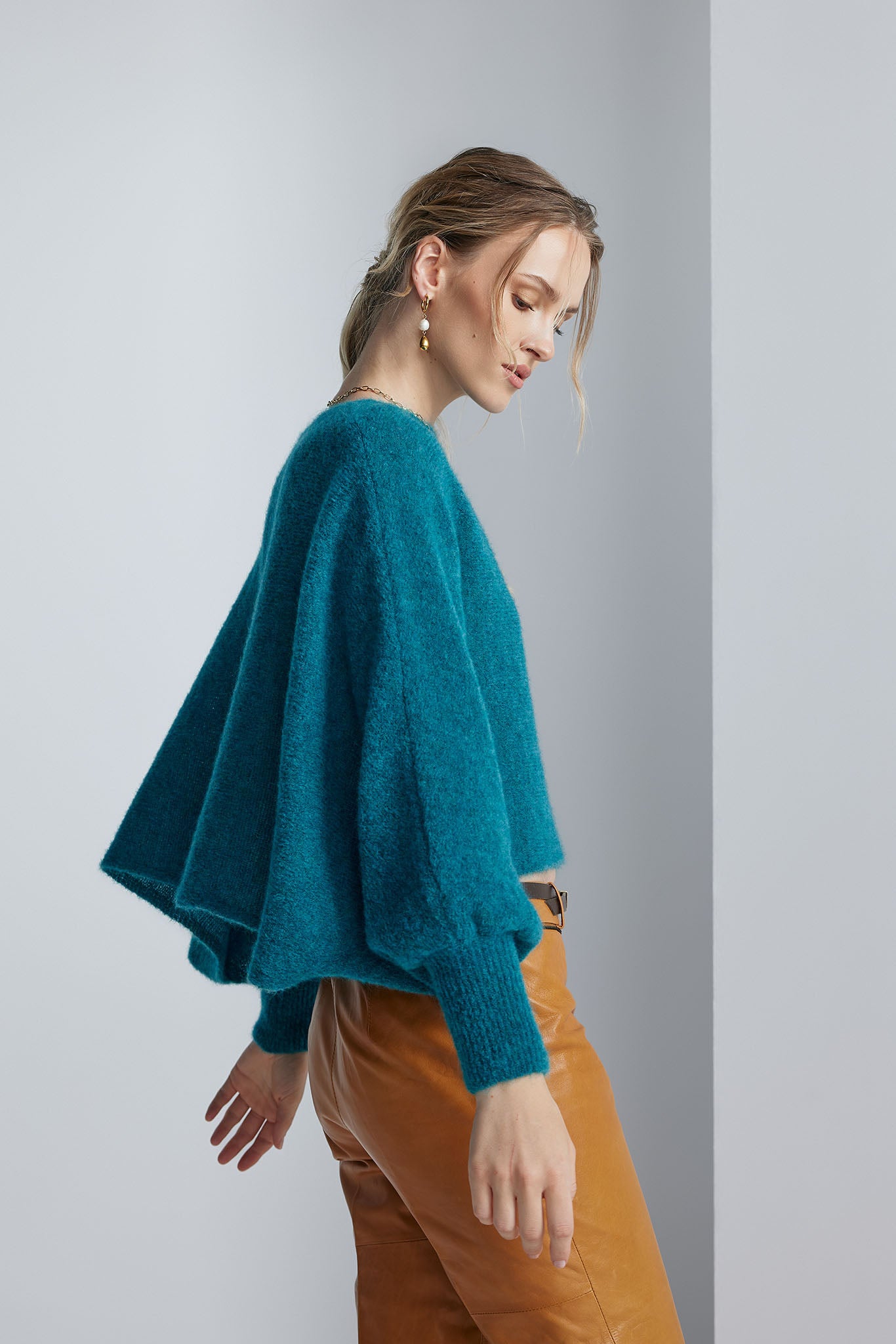Poncho Tosca Verde