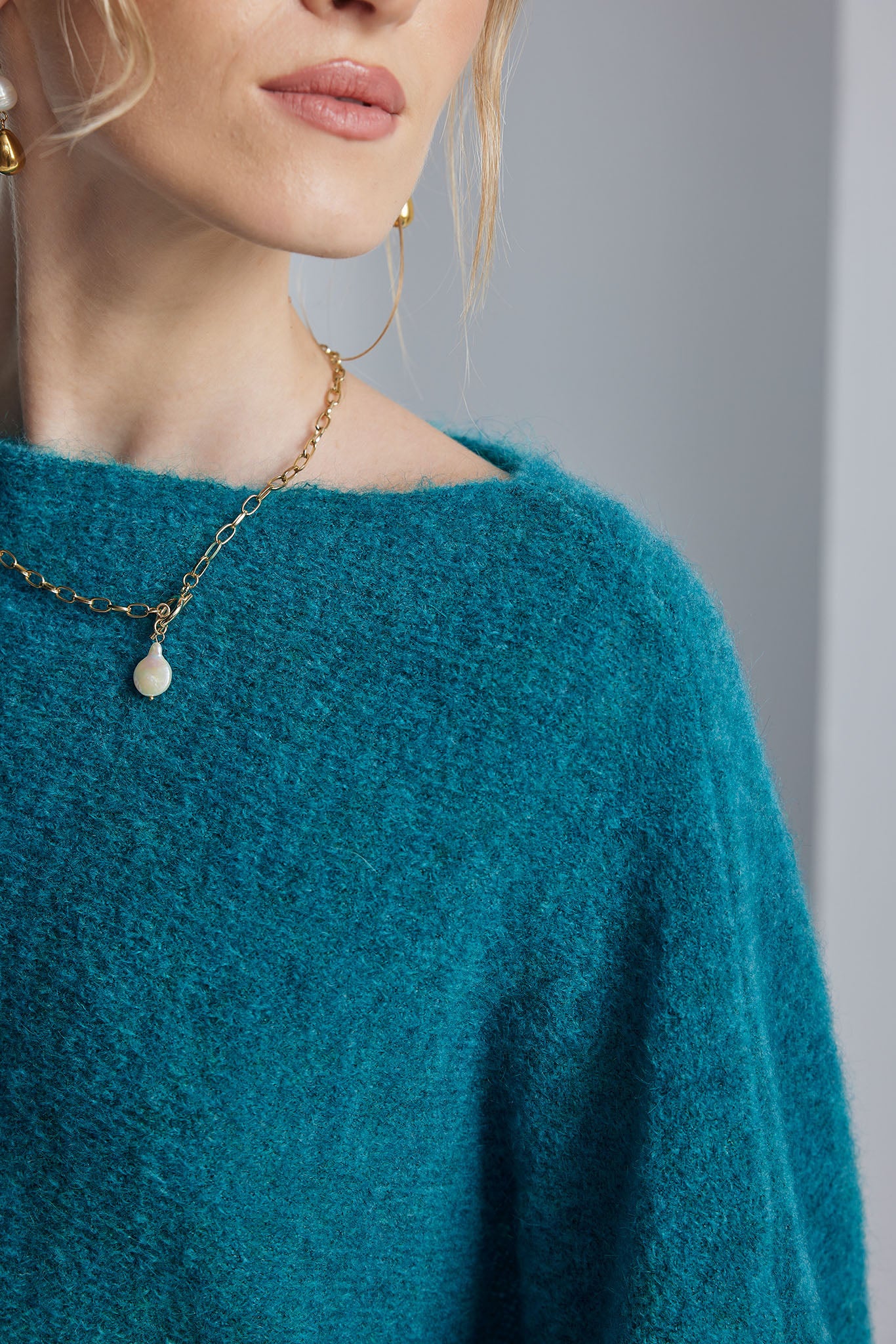Poncho Tosca Verde