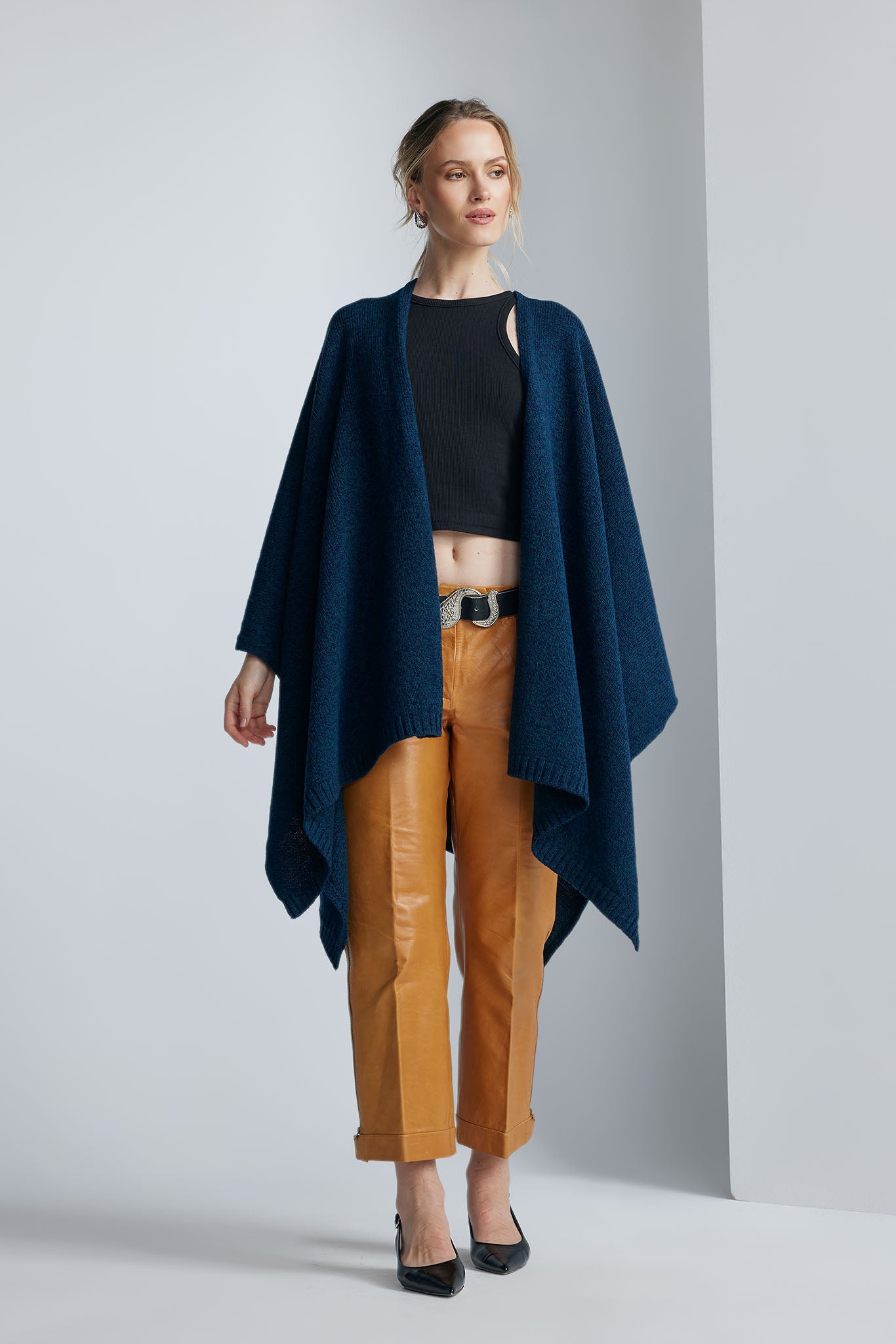 Poncho Fragola Marine/Verde