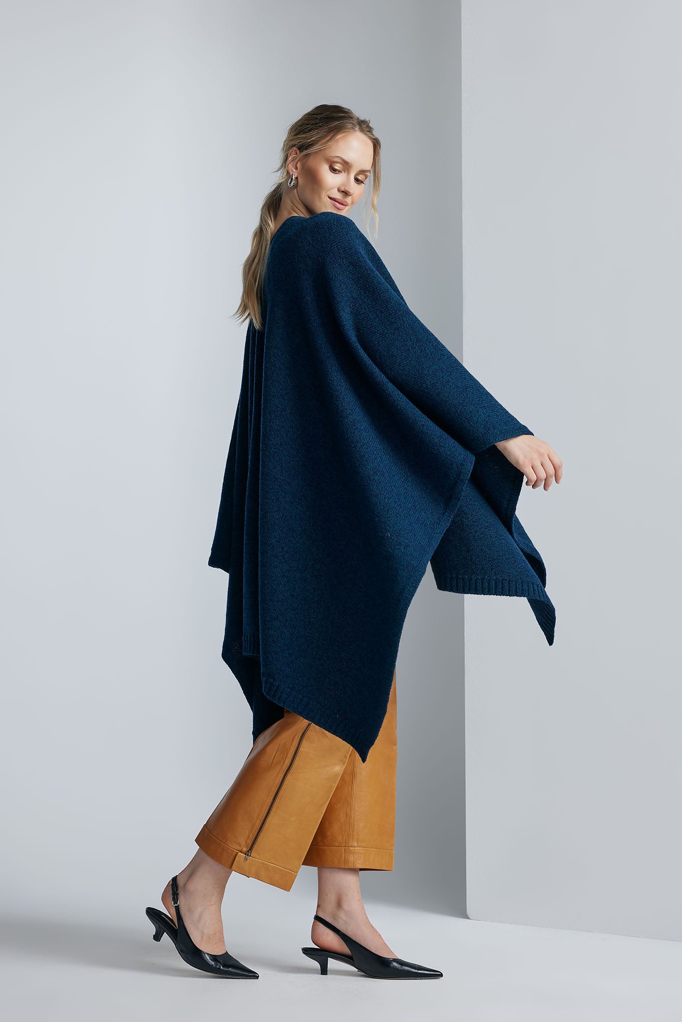 Poncho Fragola Marine/Verde