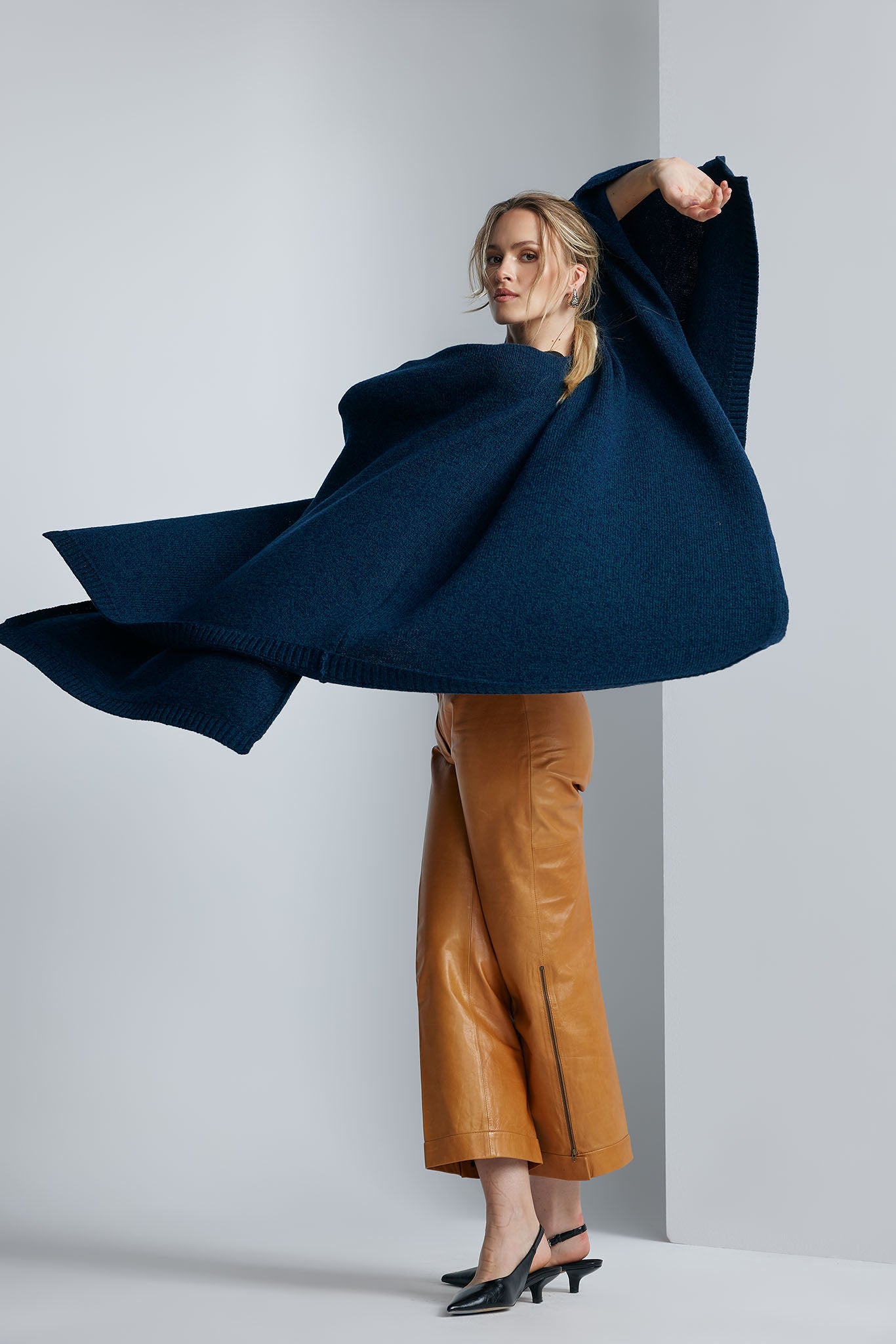 Poncho Fragola Marine/Verde