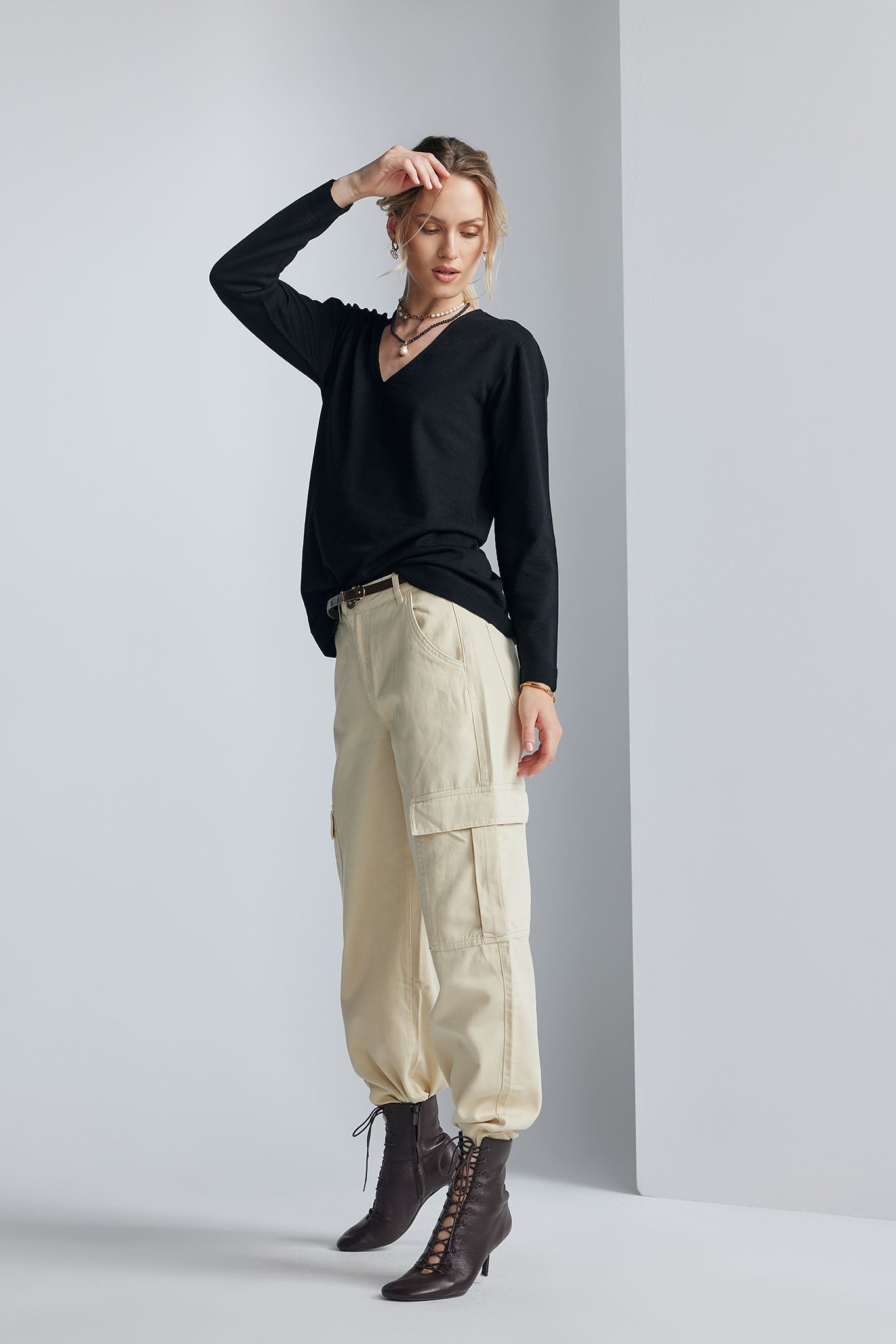 Pulover Cleo Negru