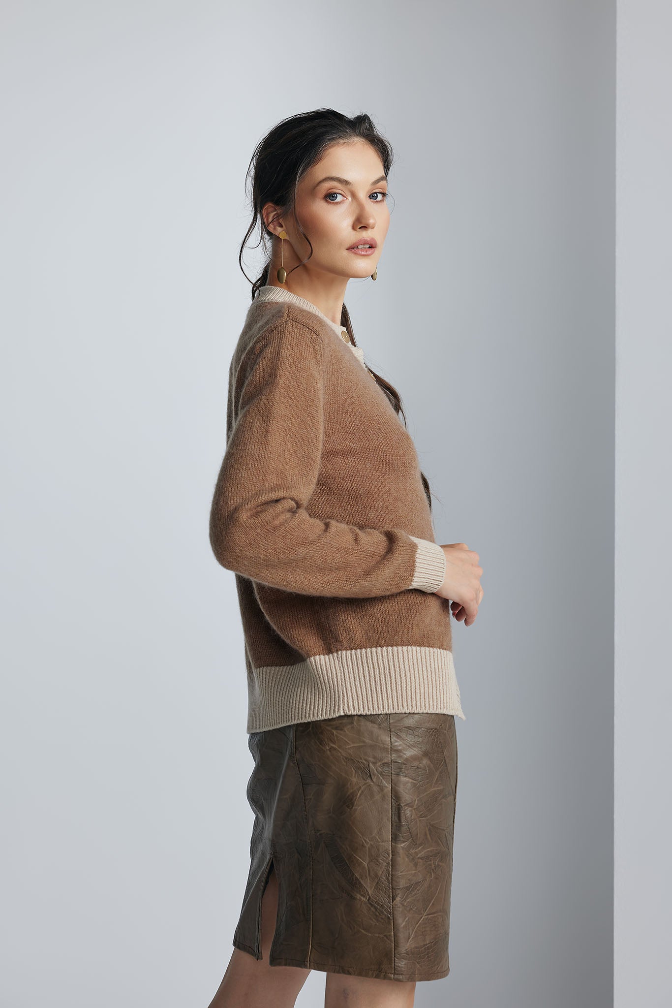 Cardigan Dora Bej