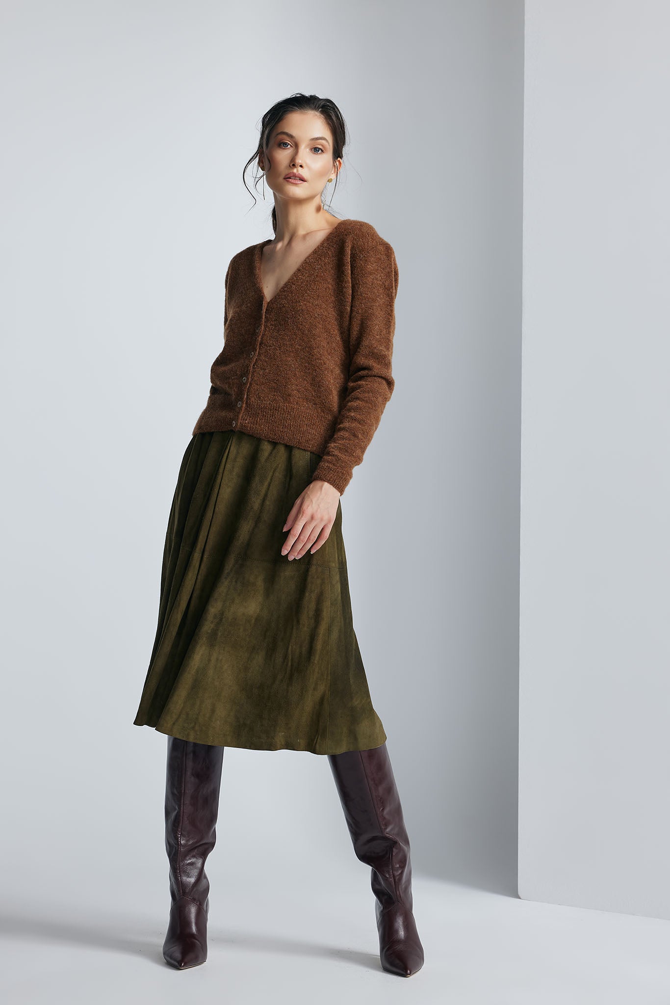 Cardigan Roma Camel