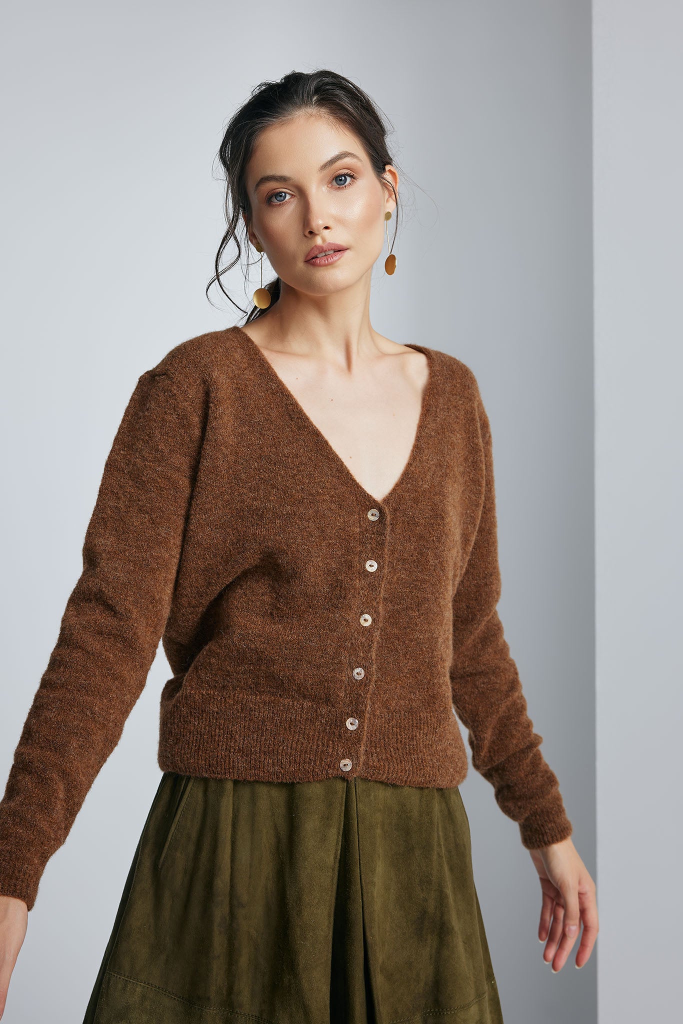 Cardigan Roma Camel