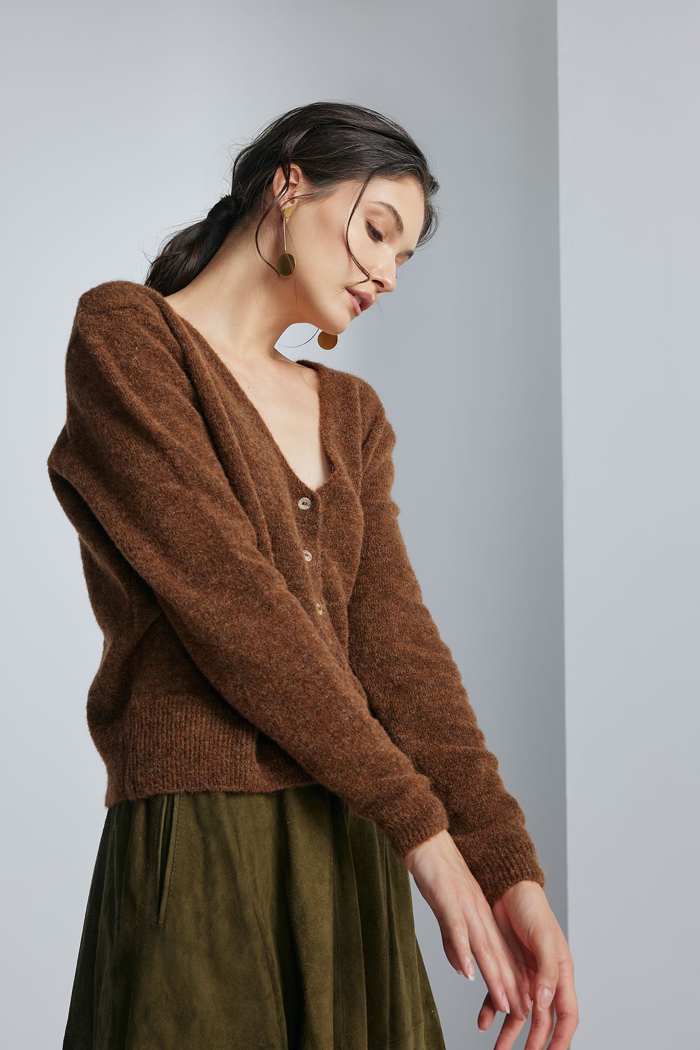 Cardigan Roma Camel