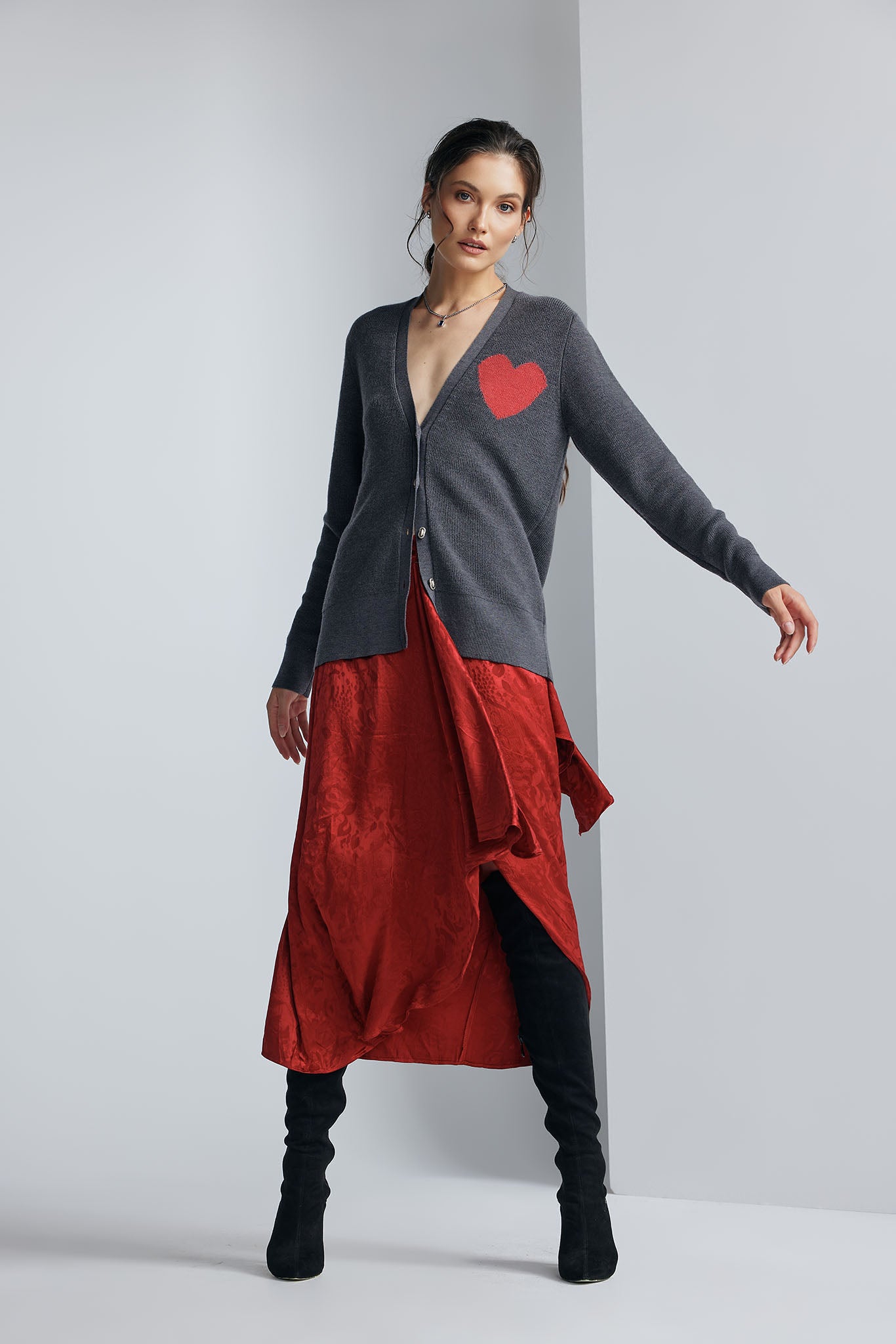 Cardigan Lyra Gri