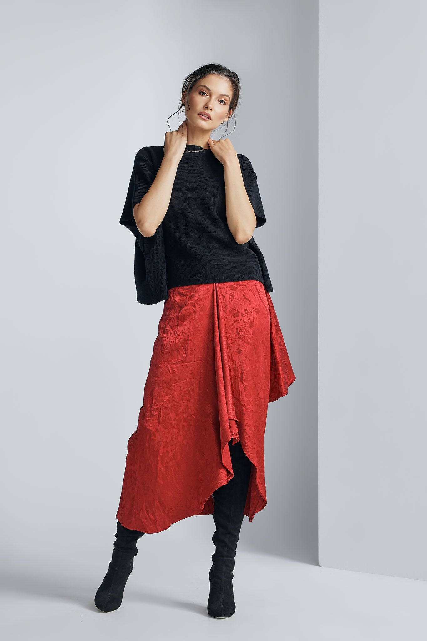 Poncho Adele Negru
