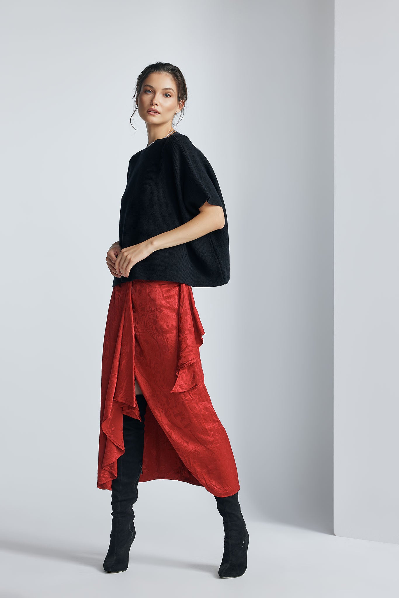 Poncho Adele Negru