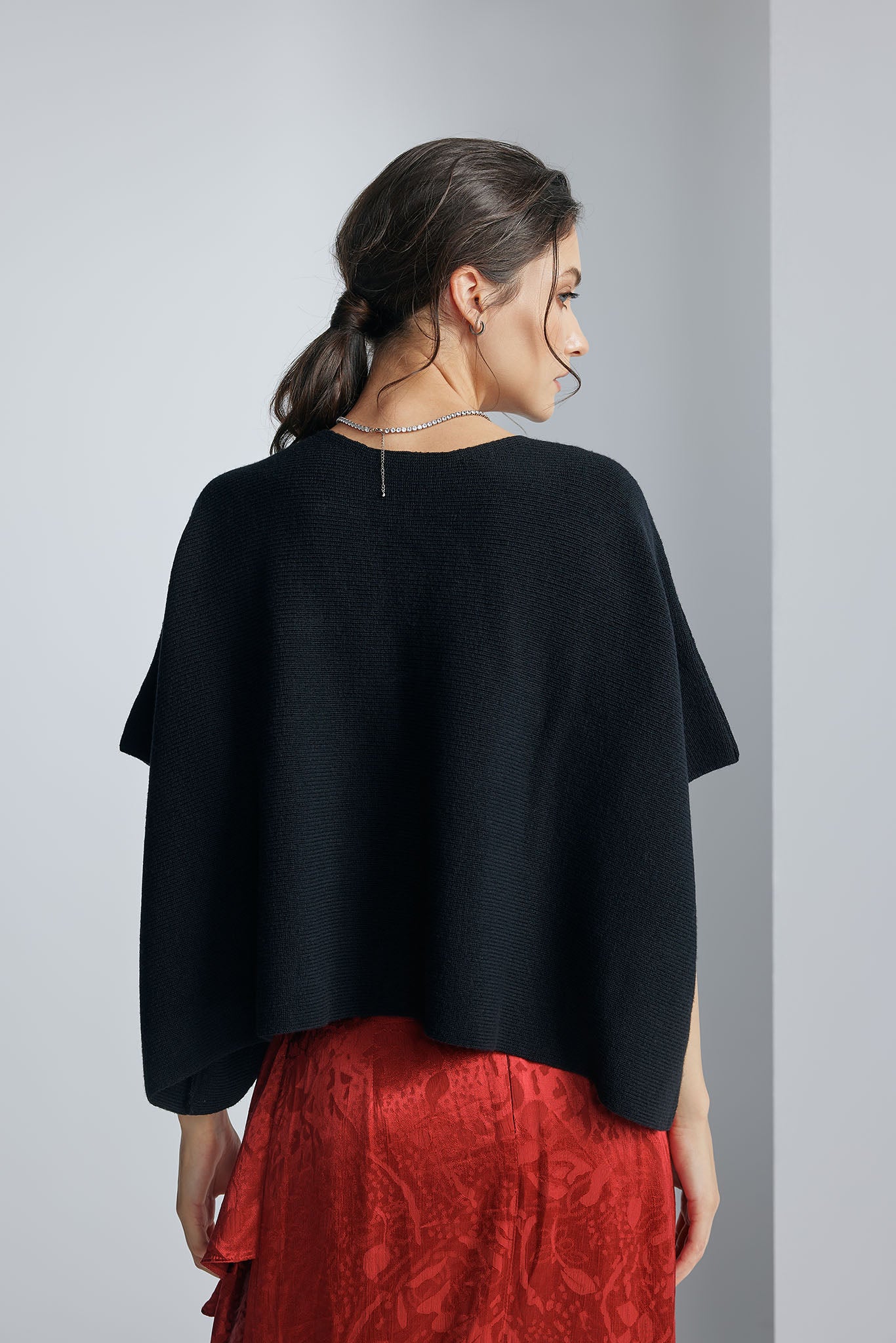 Poncho Adele Negru