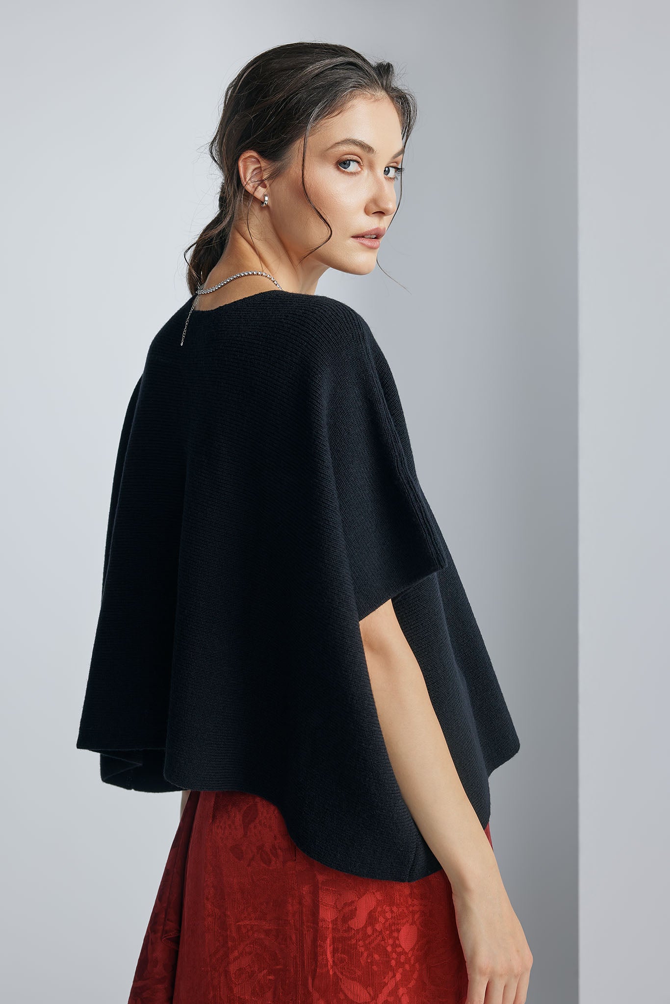 Poncho Adele Negru
