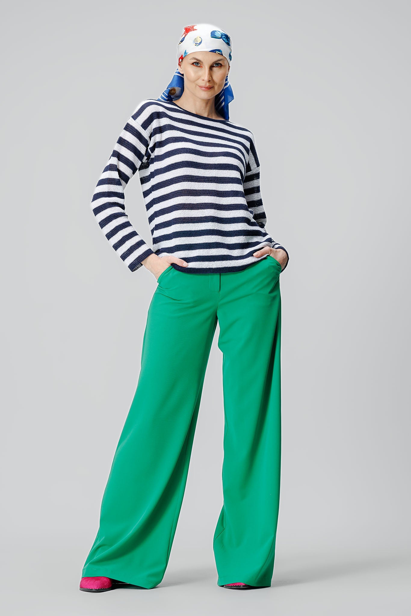 Bluza Egeo Alb/Marine