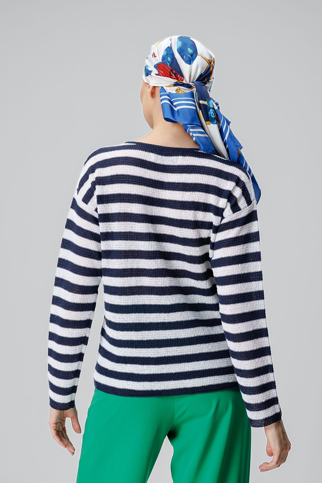 Bluza Egeo Alb/Marine