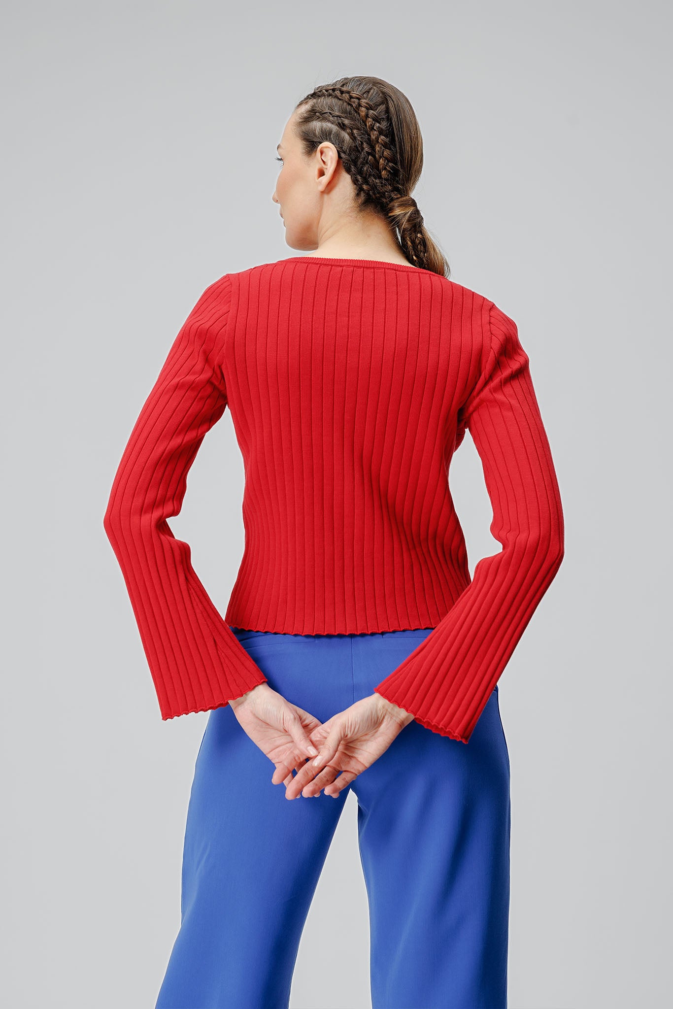 Cardigan Como Roșu