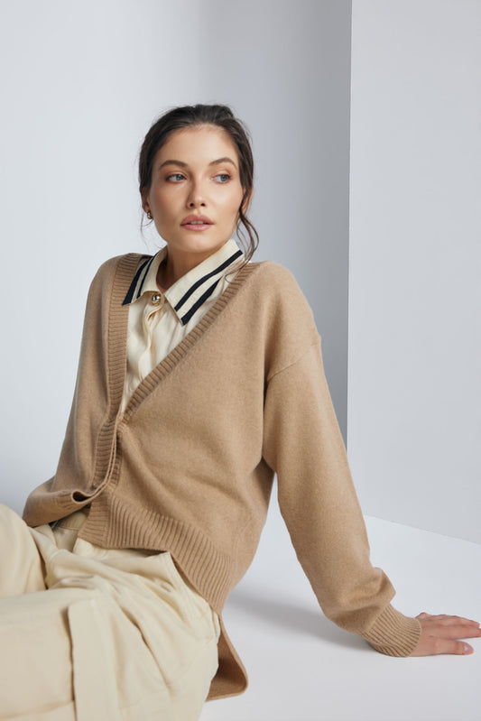 Cardigan Aveline Bej