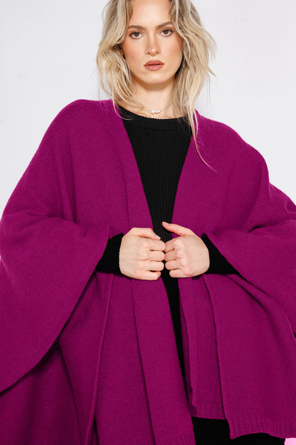 Poncho Fragola Fuchsia