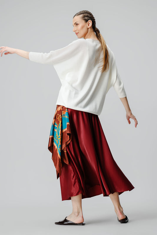 Bluza Free Alb