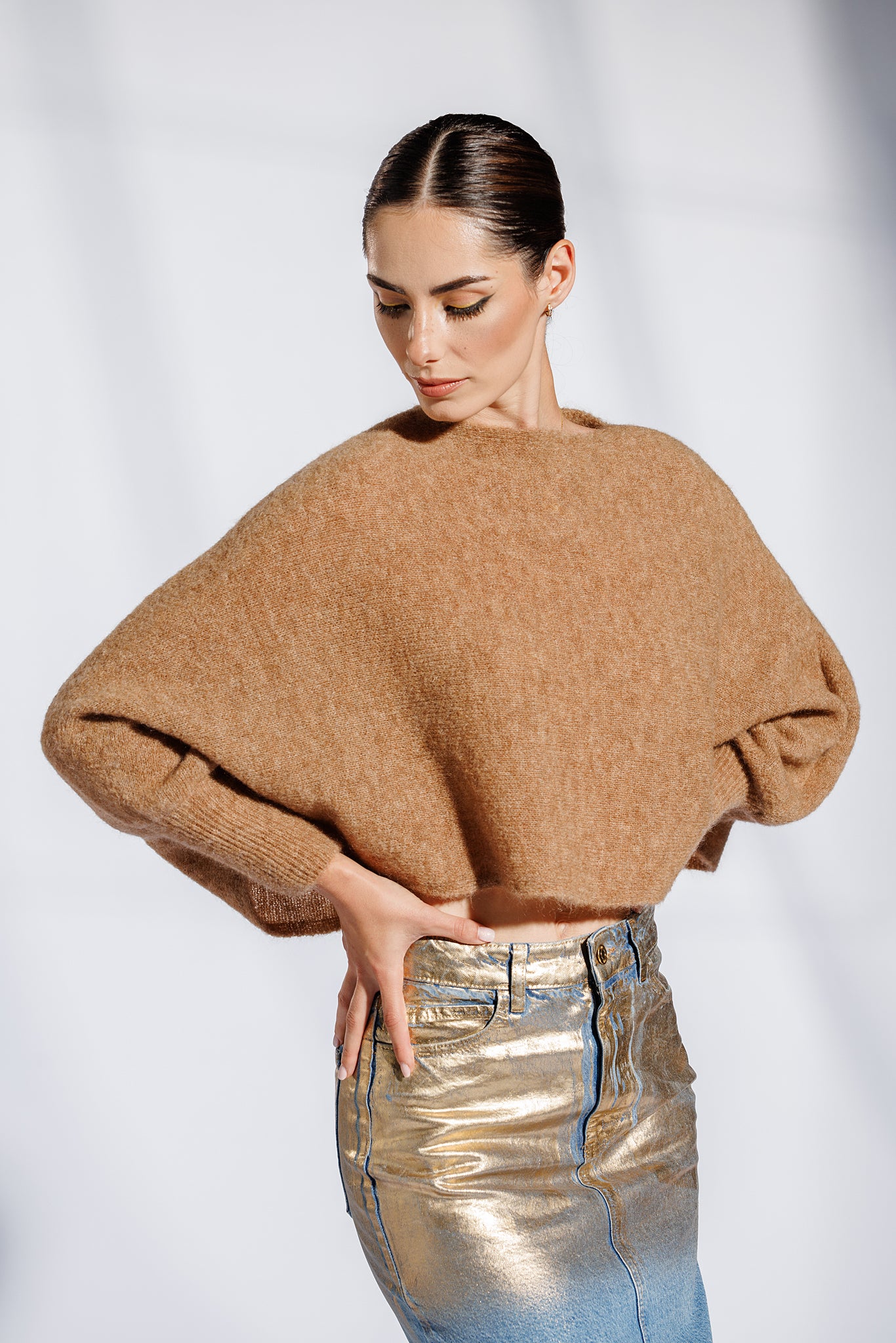Poncho Tosca Camel