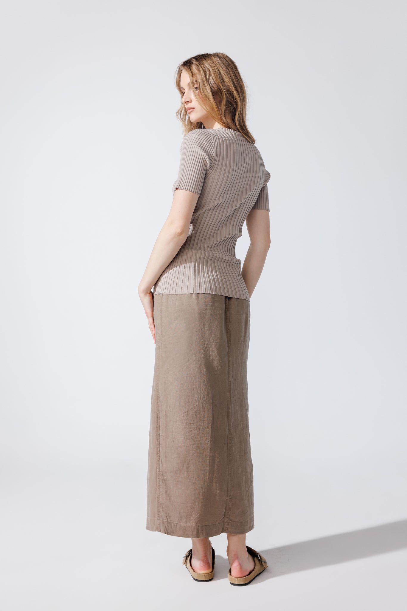 Tricou Linea Bej