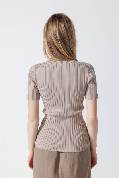 Tricou Linea Bej