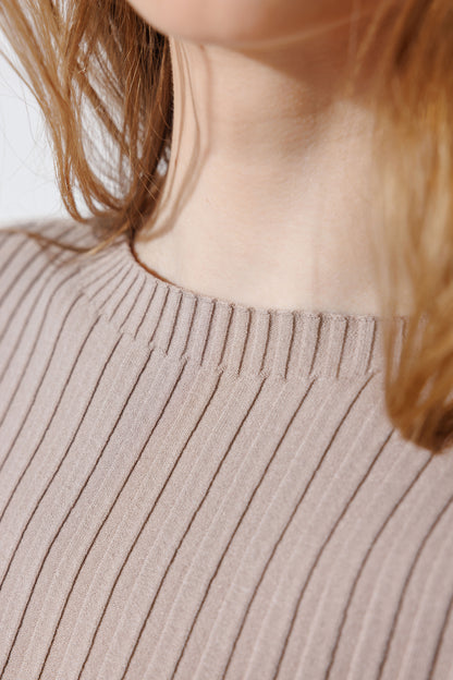 Tricou Linea Bej